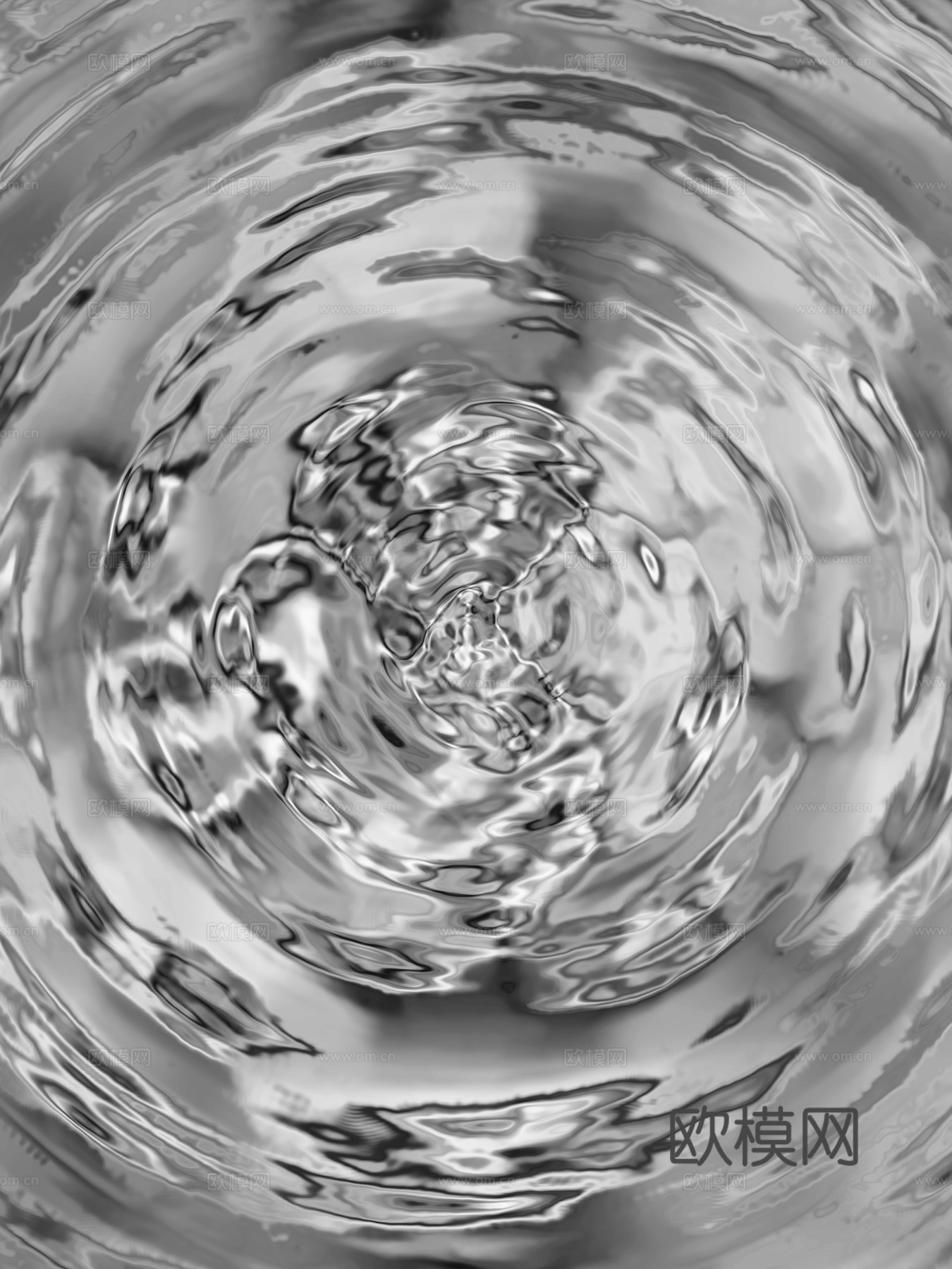灰银色水波纹金属贴图
