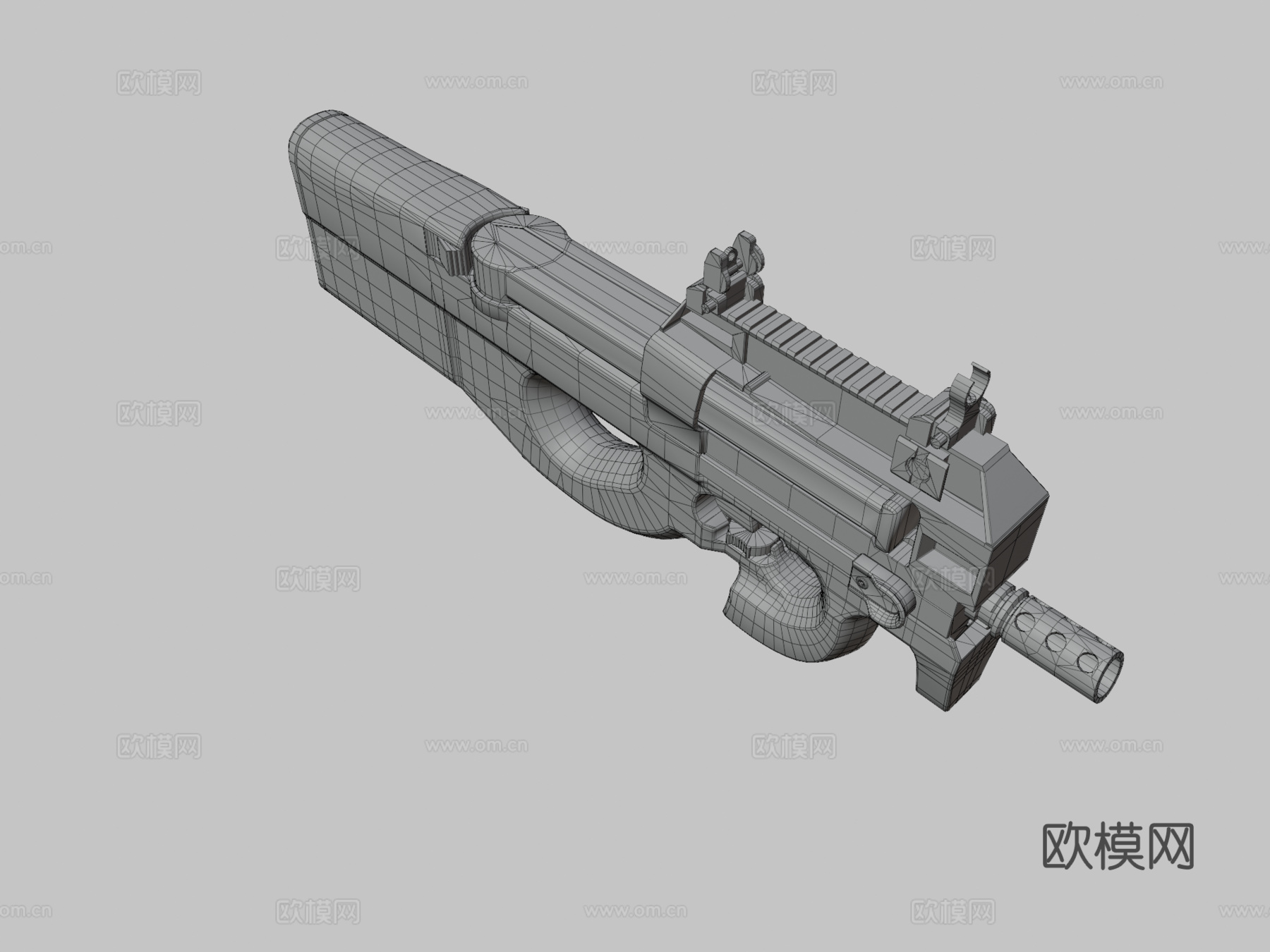 P90齿轮版3d模型
