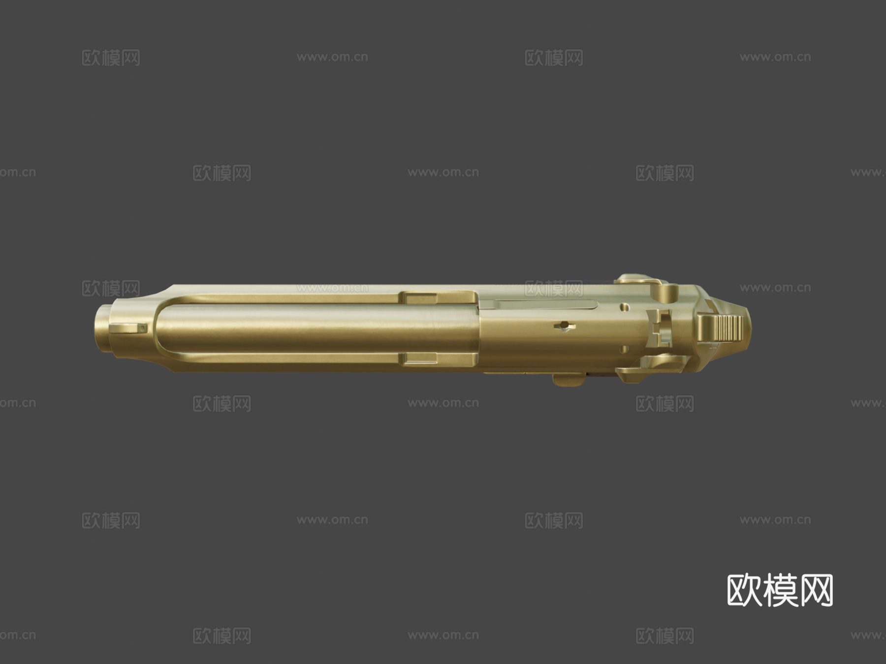 镀金-P92-PUBG3d模型
