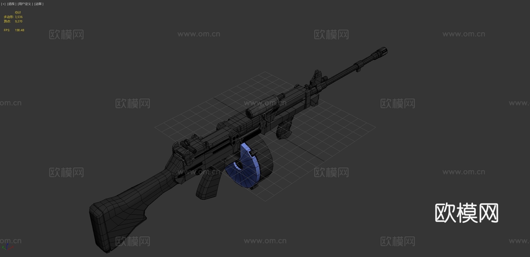 终极100型3d模型