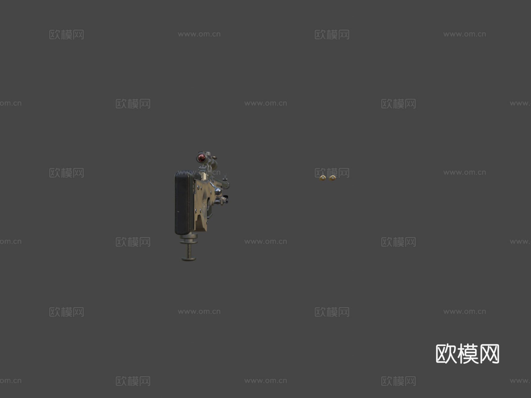 L96A1狙击枪3d模型