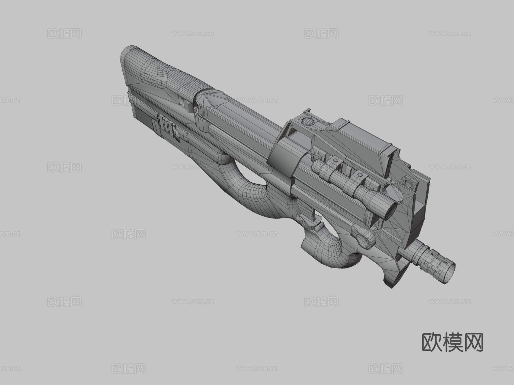 P90最终版3d模型