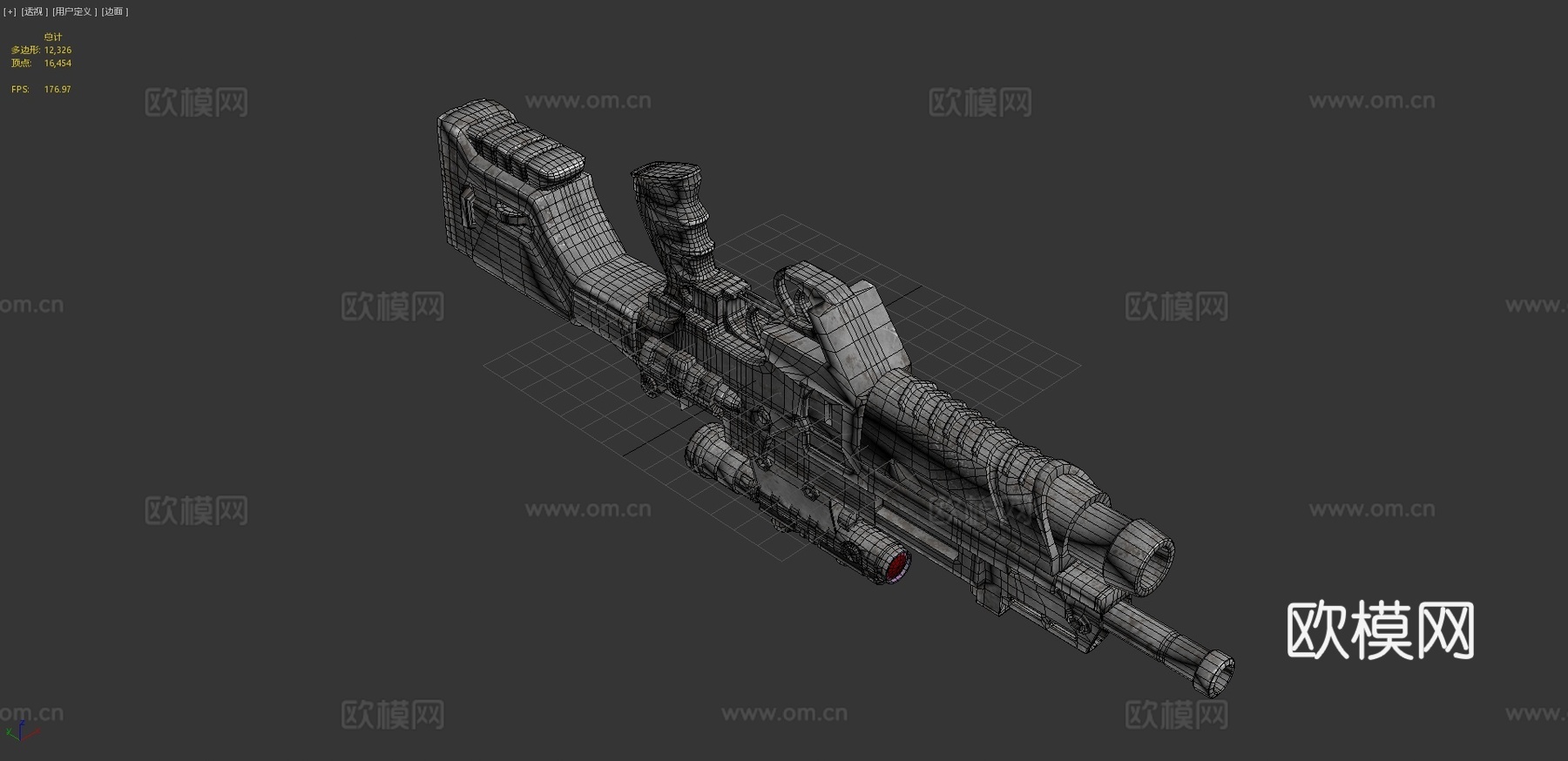 步枪V2+首次接触物质画家3d模型