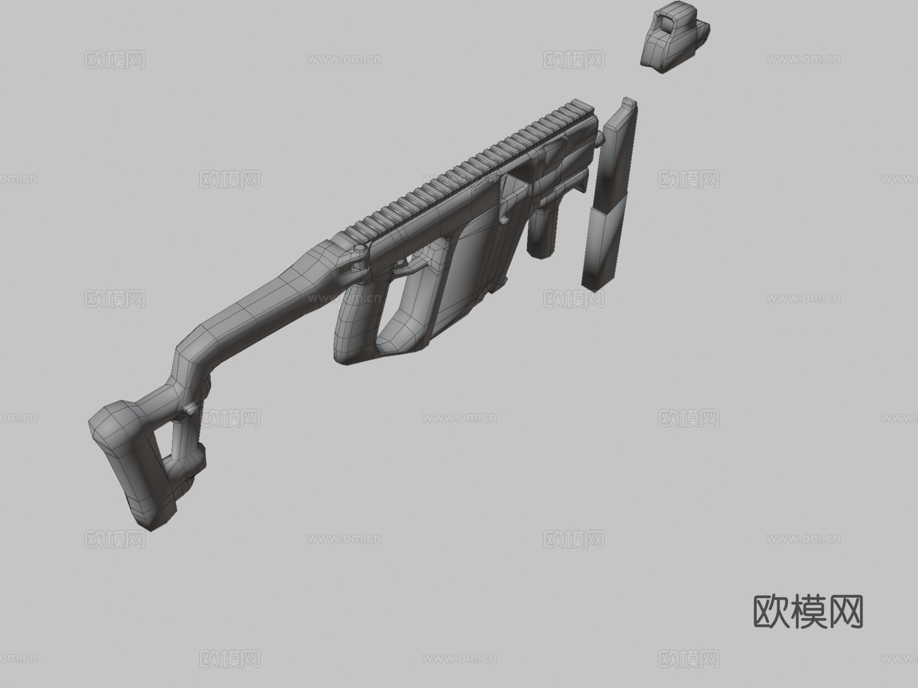 矢量低配版3d模型