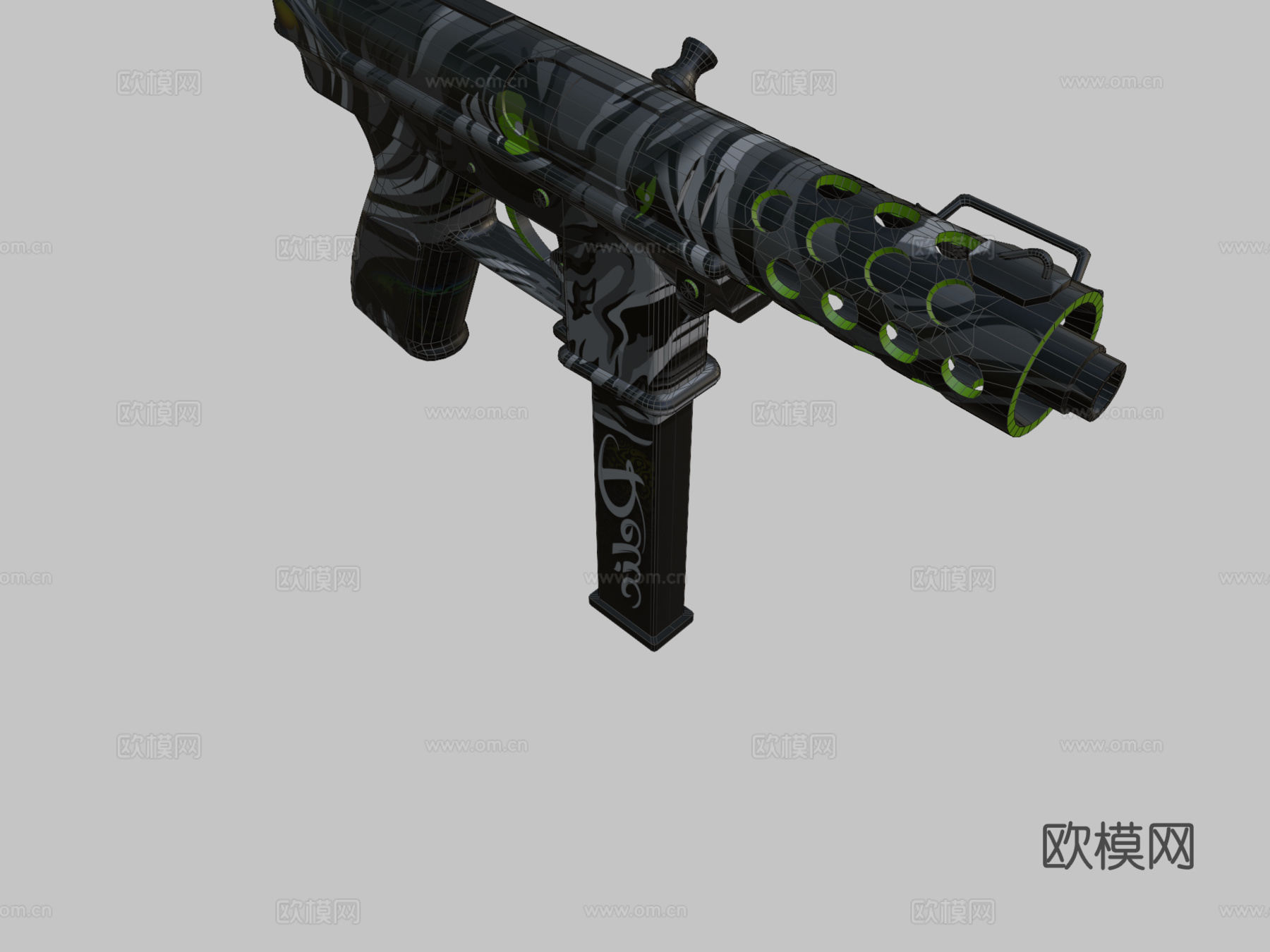 Tec9遗迹3d模型