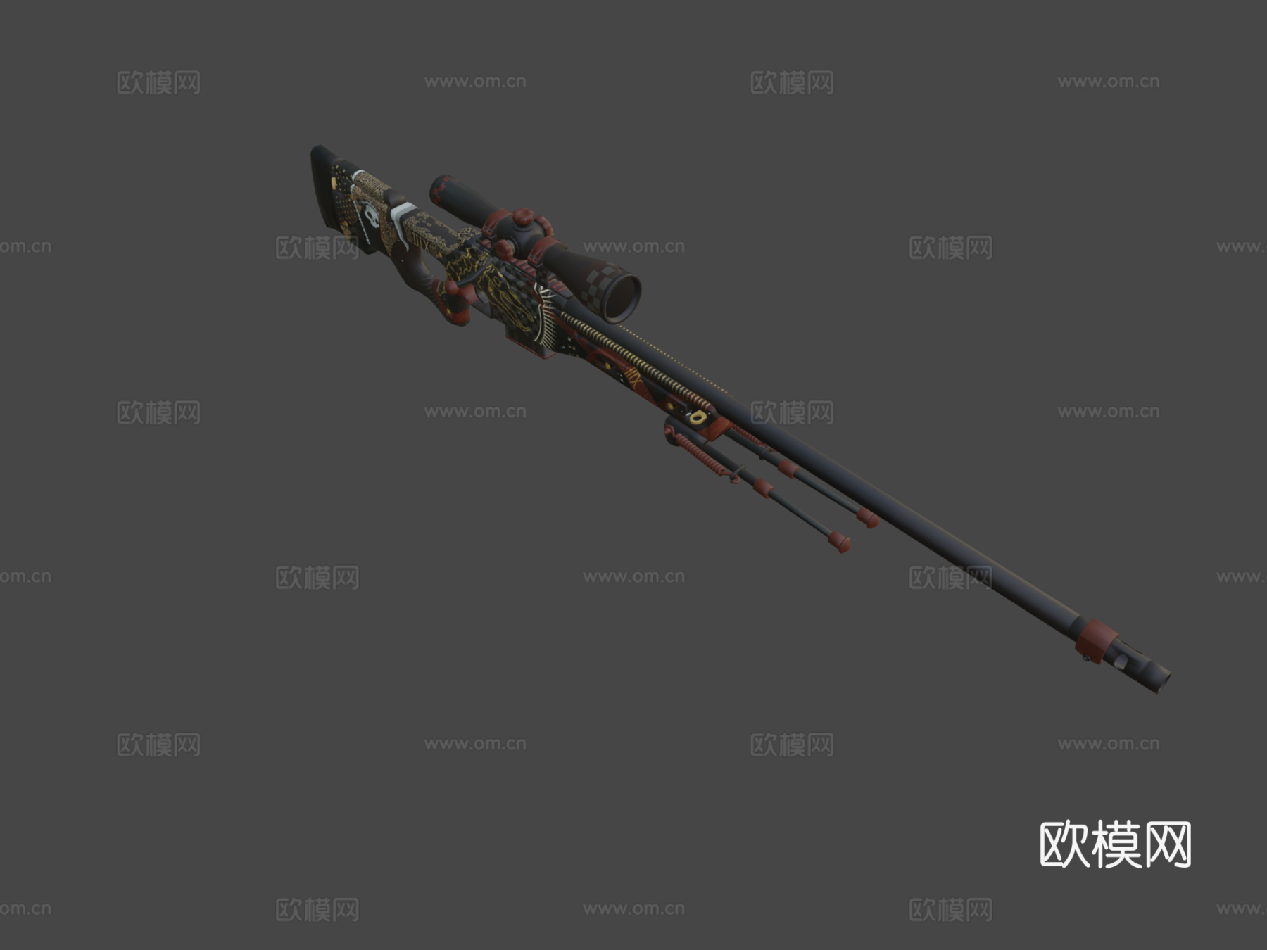 AWP-死亡3d模型