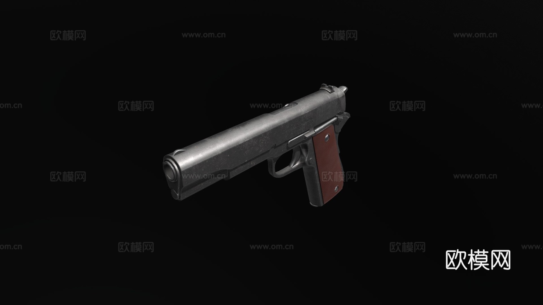 M1911A1手枪3d模型
