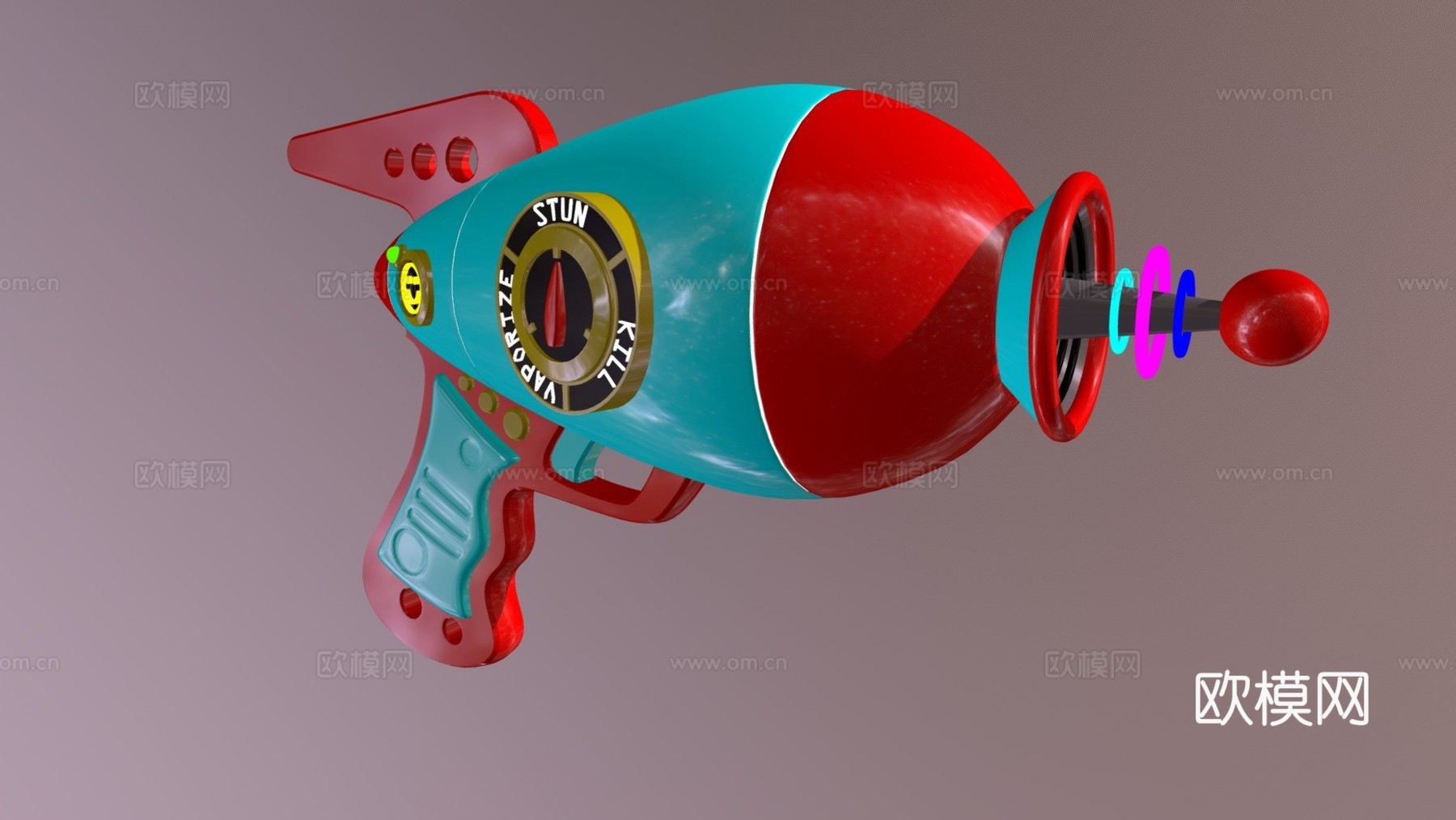 射线枪3d模型