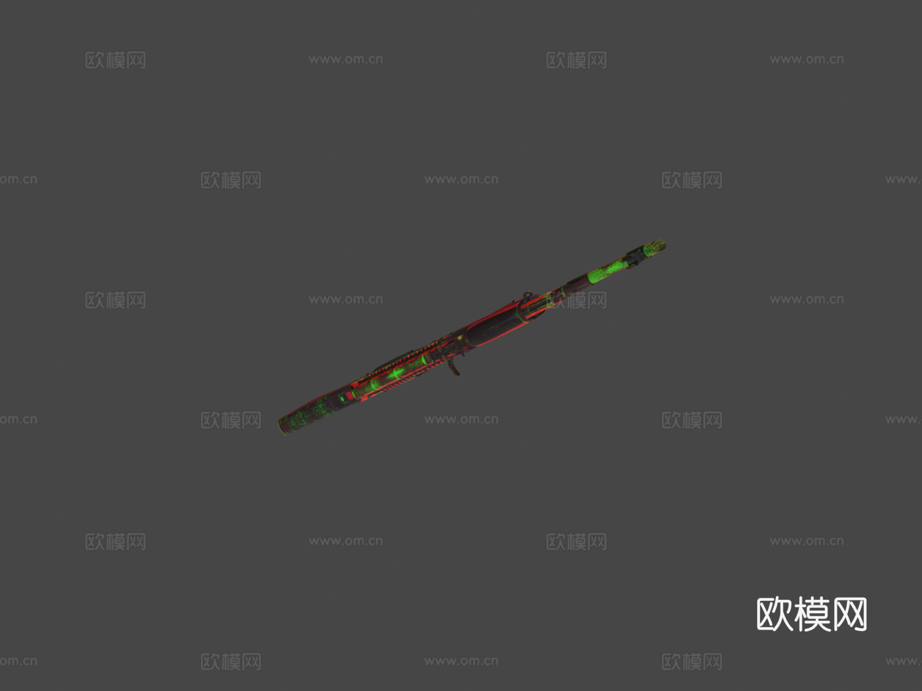AK47骨架版3d模型