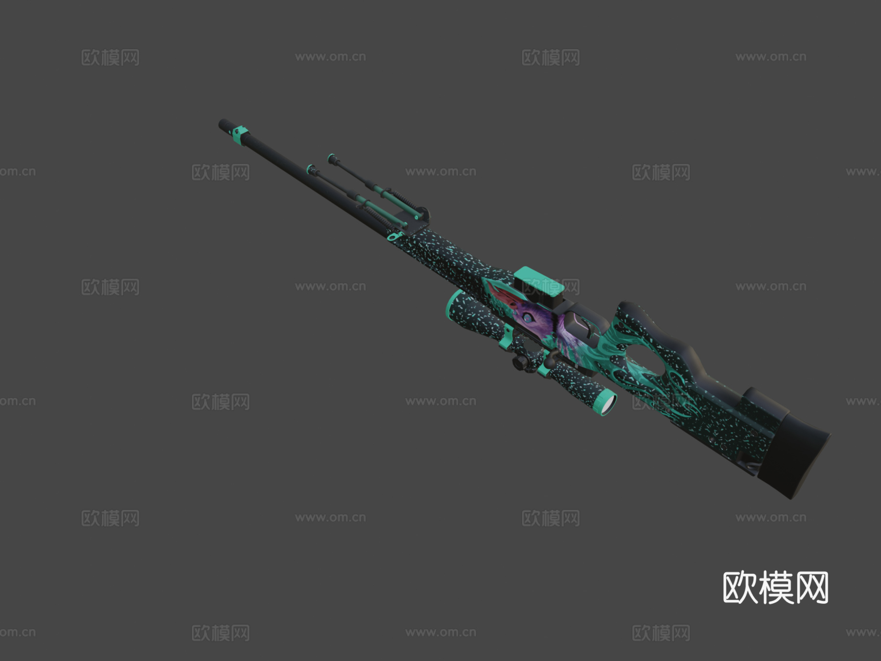 AWP-秃鹫之死3d模型