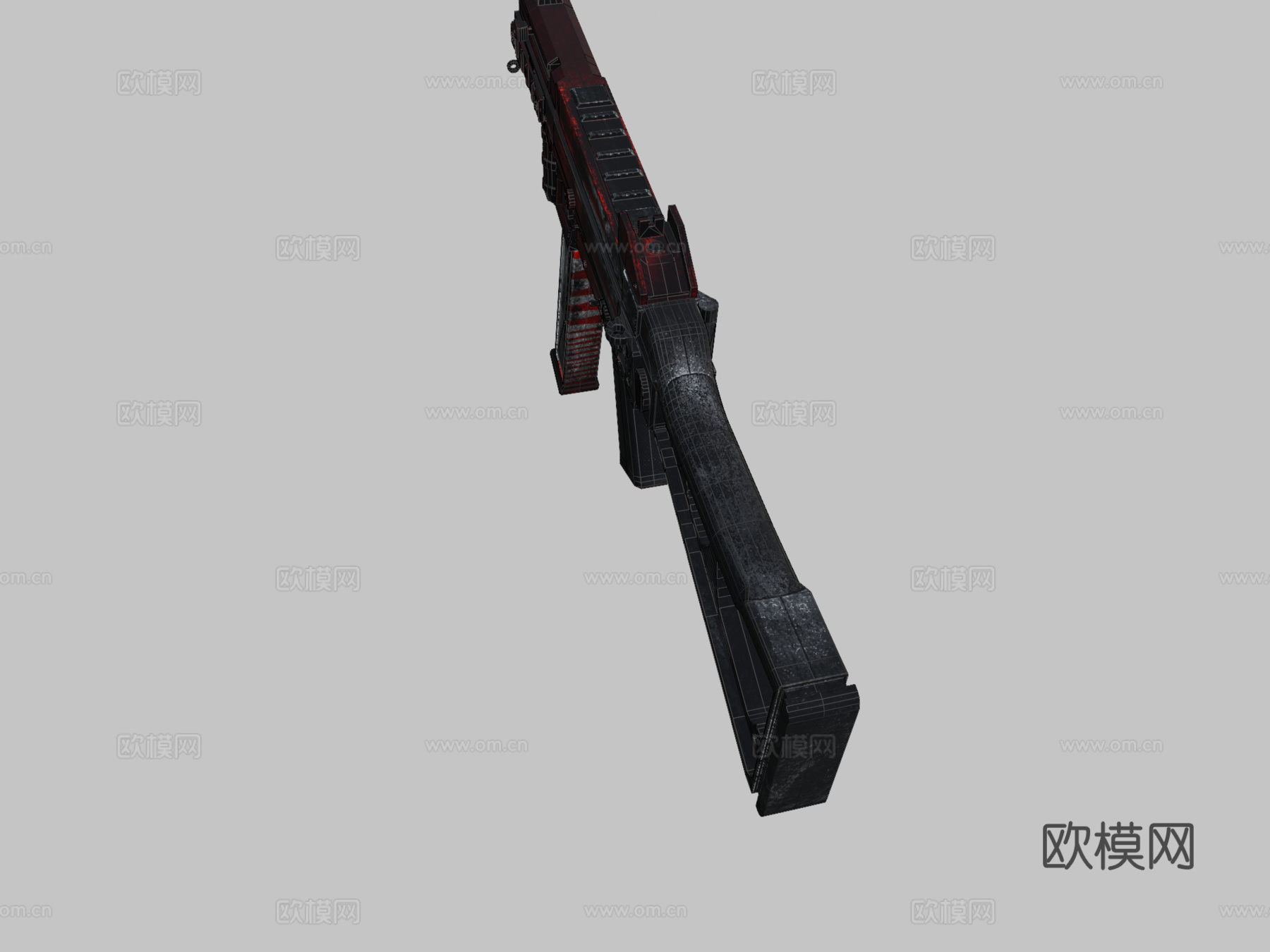 UMP-45-战争时刻3d模型