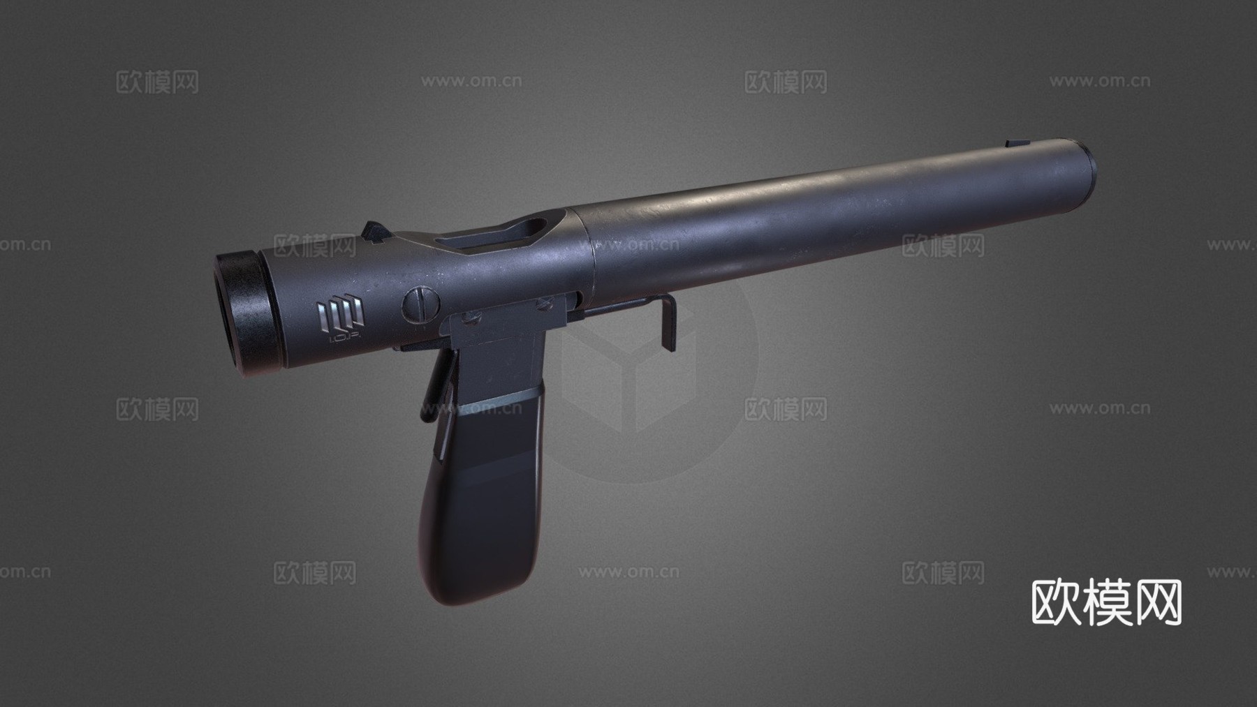 威尔罗德手枪3d模型