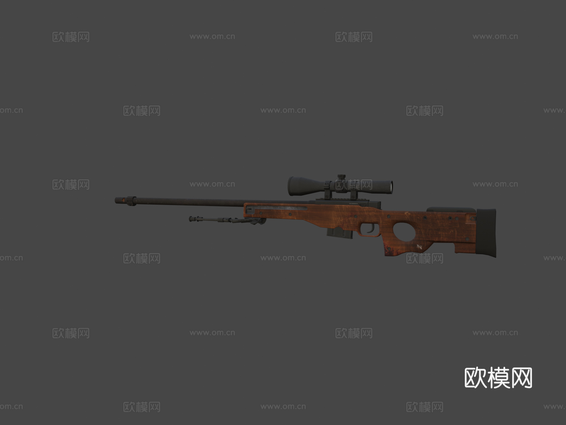 AWP-神射手3d模型