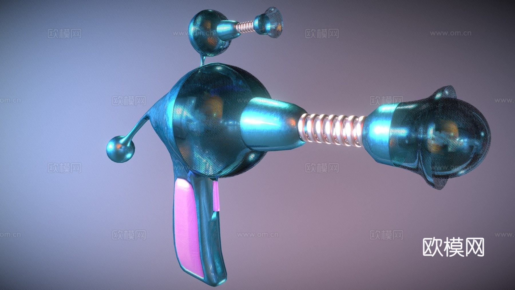 激光枪3d模型