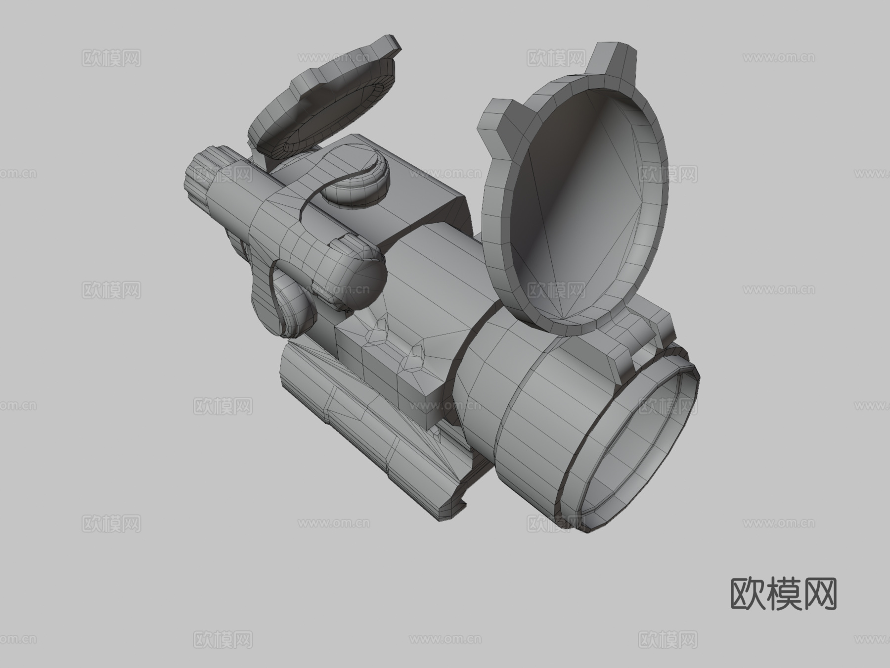 Aimpoint PRO武器瞄准镜3d模型