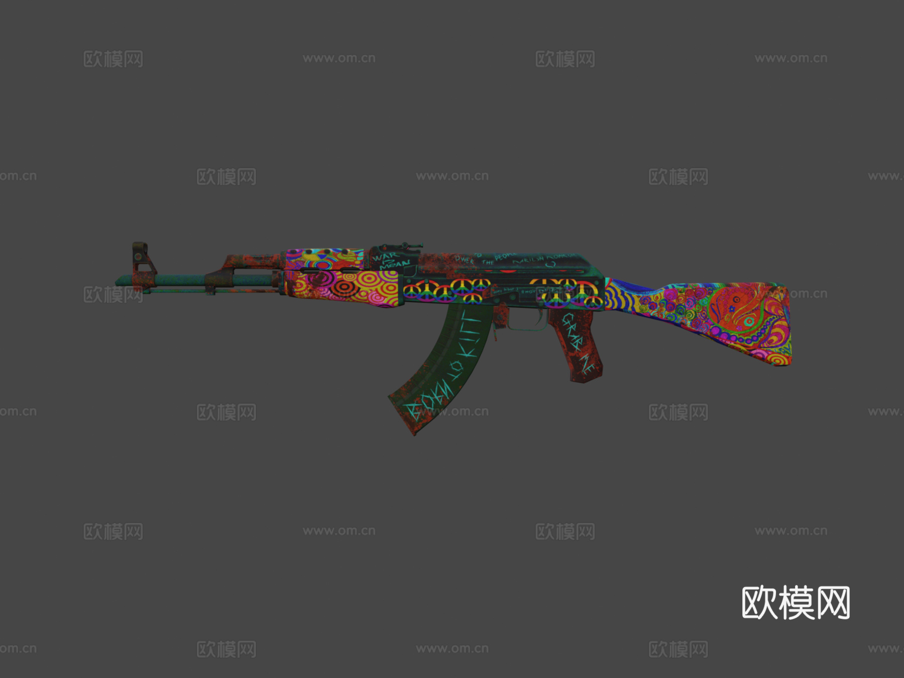 AK47-人民的力量3d模型
