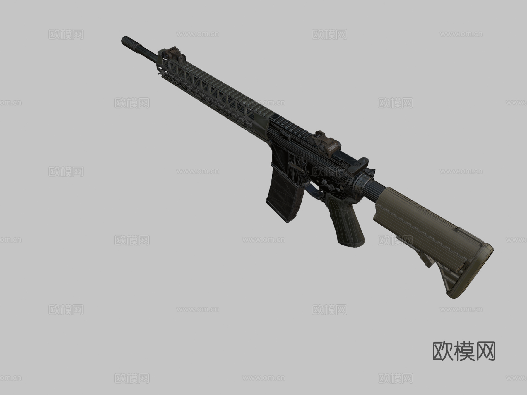 灌木大师AR-153d模型