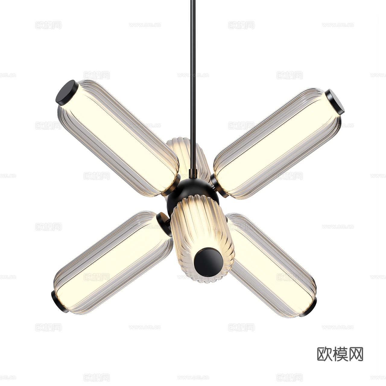 Aromas 现代吊灯 极简吊灯 简约吊灯 玻璃吊灯3d模型
