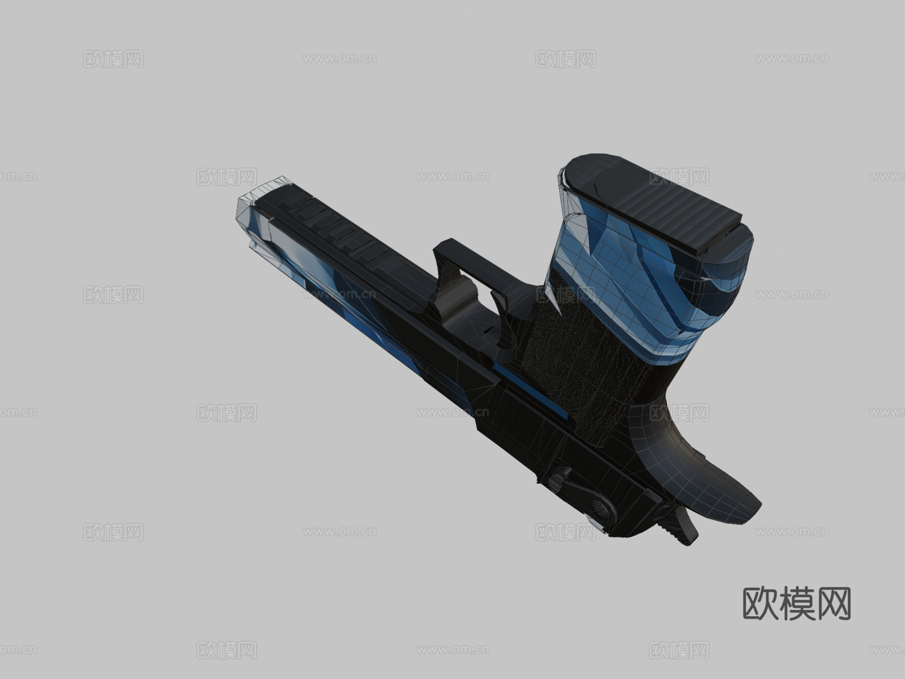 沙漠之鹰冰霜系列3d模型
