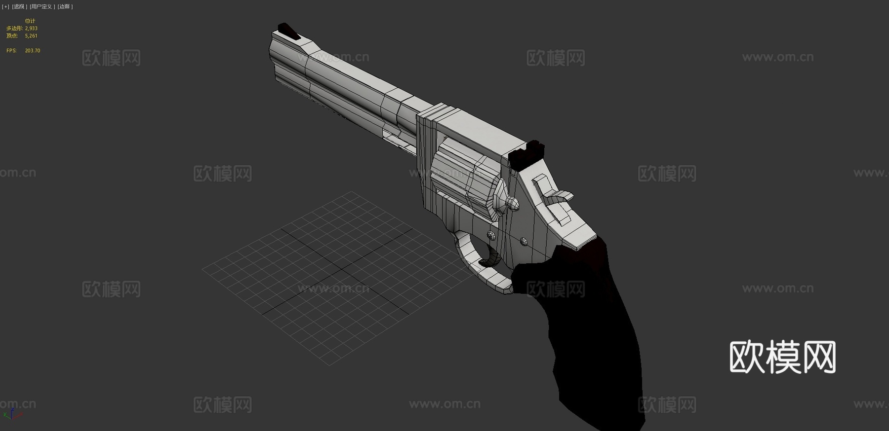 马格南5003d模型