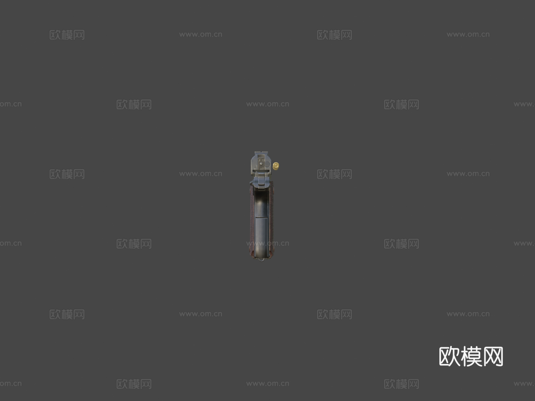 二战1911手枪3d模型