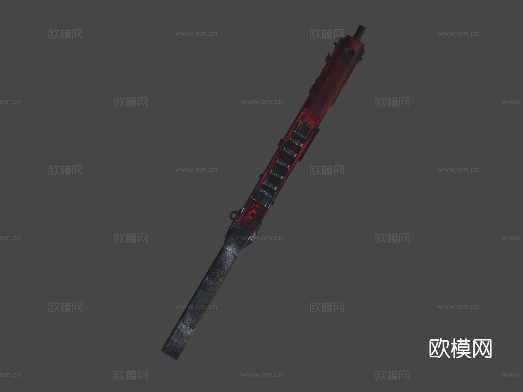UMP-45-战争时刻3d模型