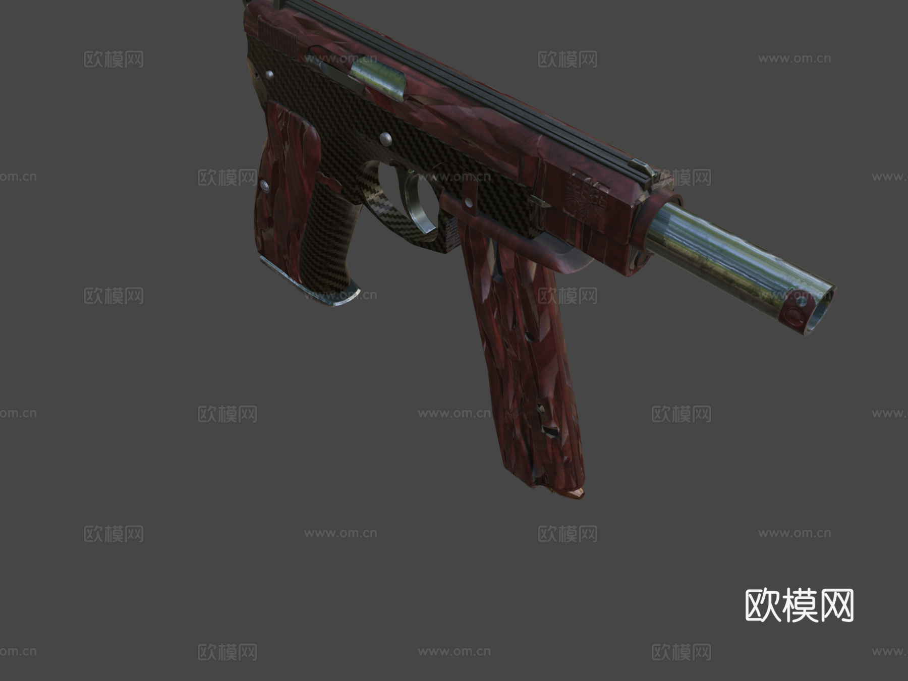 反恐精英枪皮-CZ753d模型