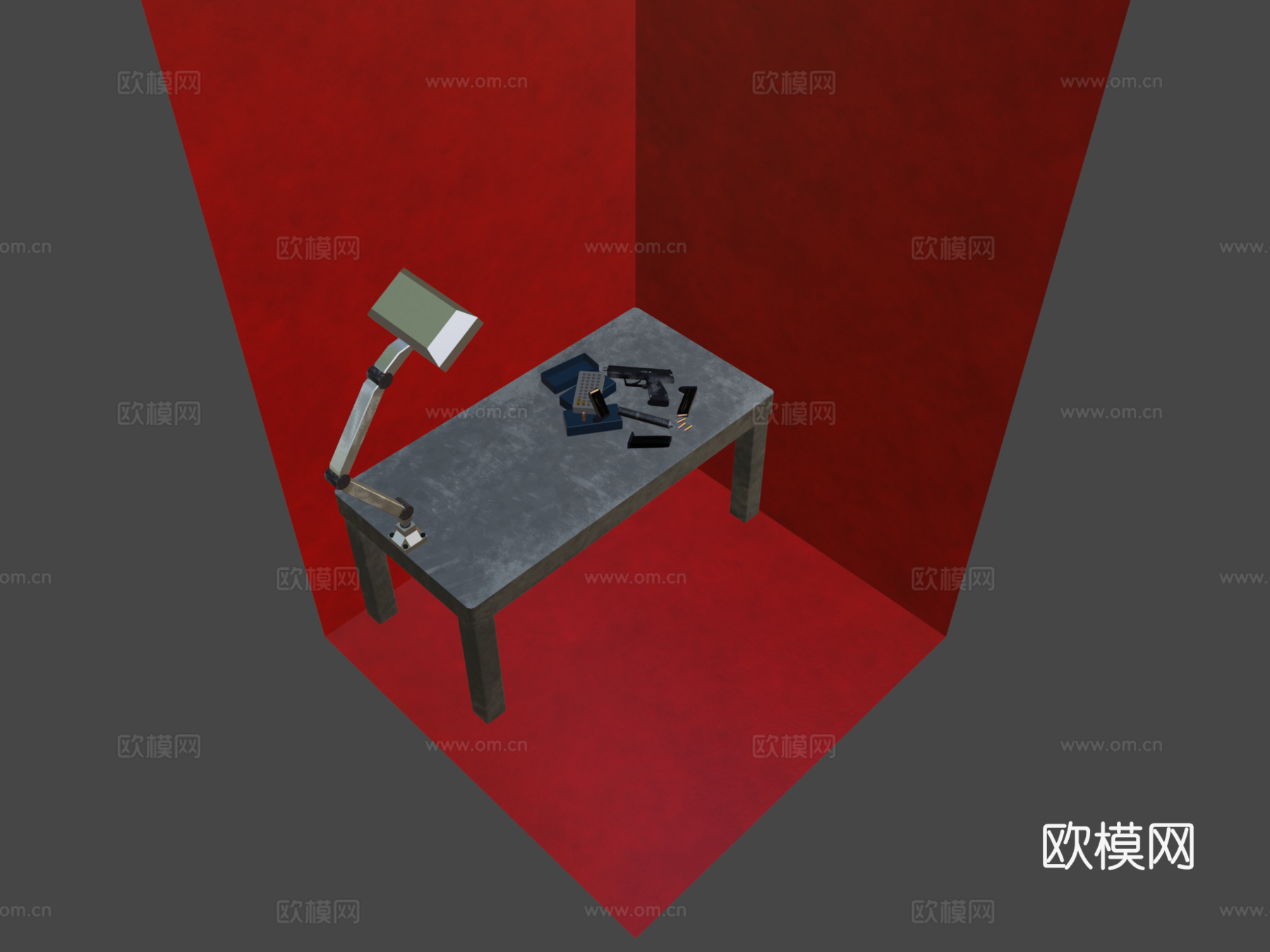 [黑克勒&amp;科赫]USP战术.453d模型