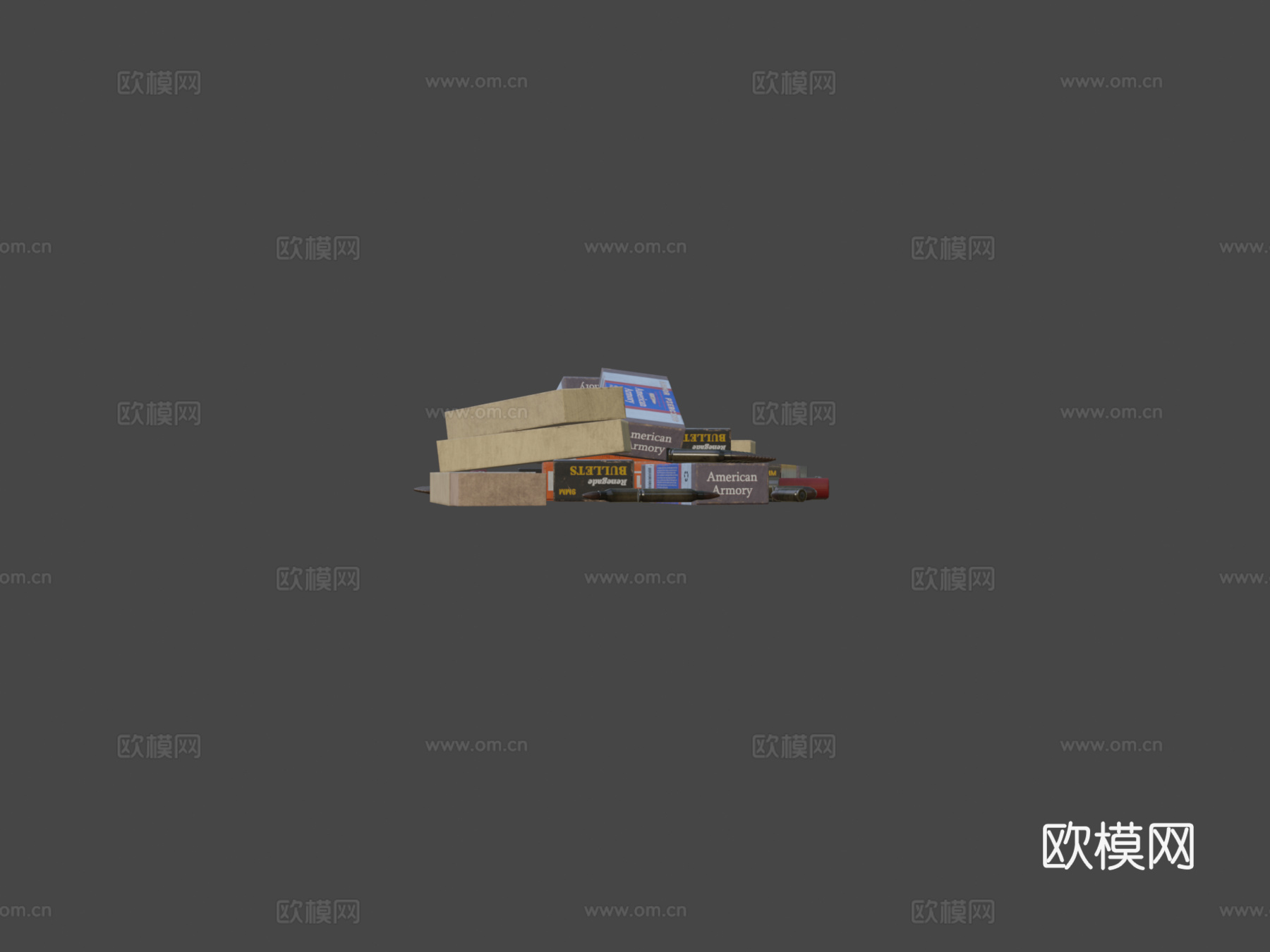 求生之路2弹药3d模型