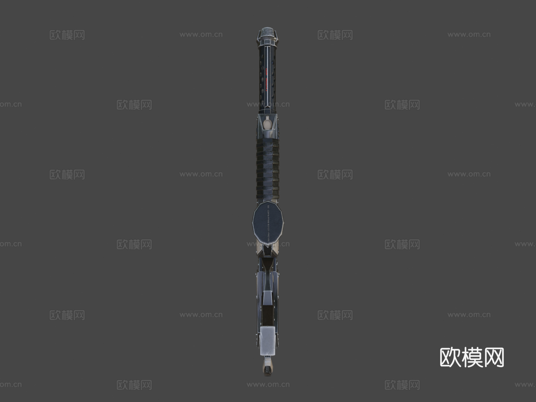 科幻战斗火焰喷射器-MK2-PFU3d模型