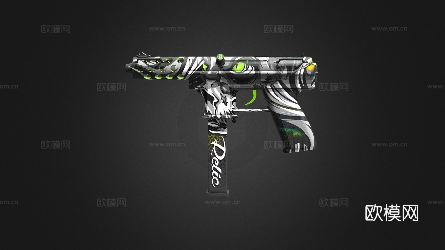 Tec9遗迹3d模型