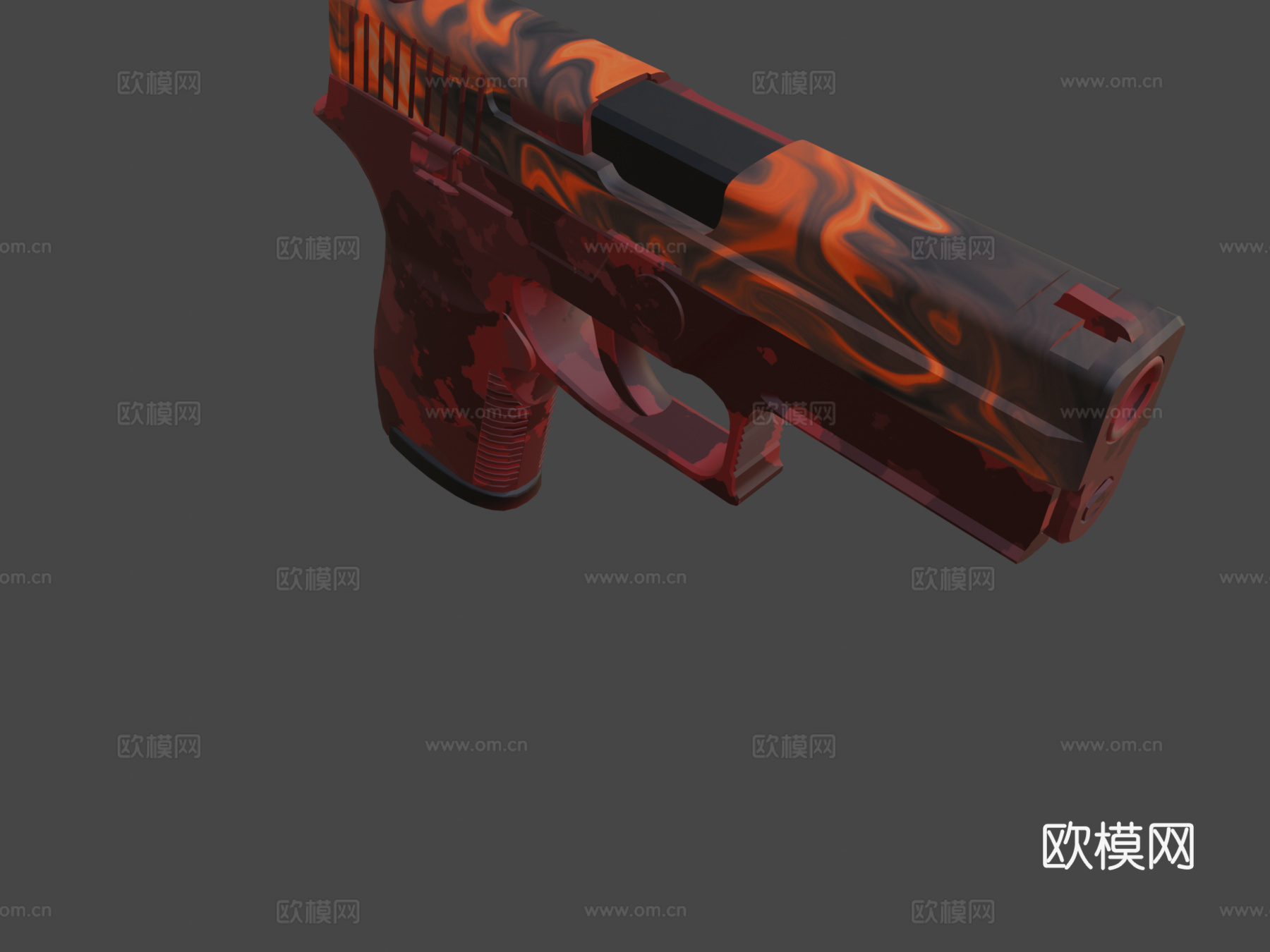 P250火山DDPAT3d模型