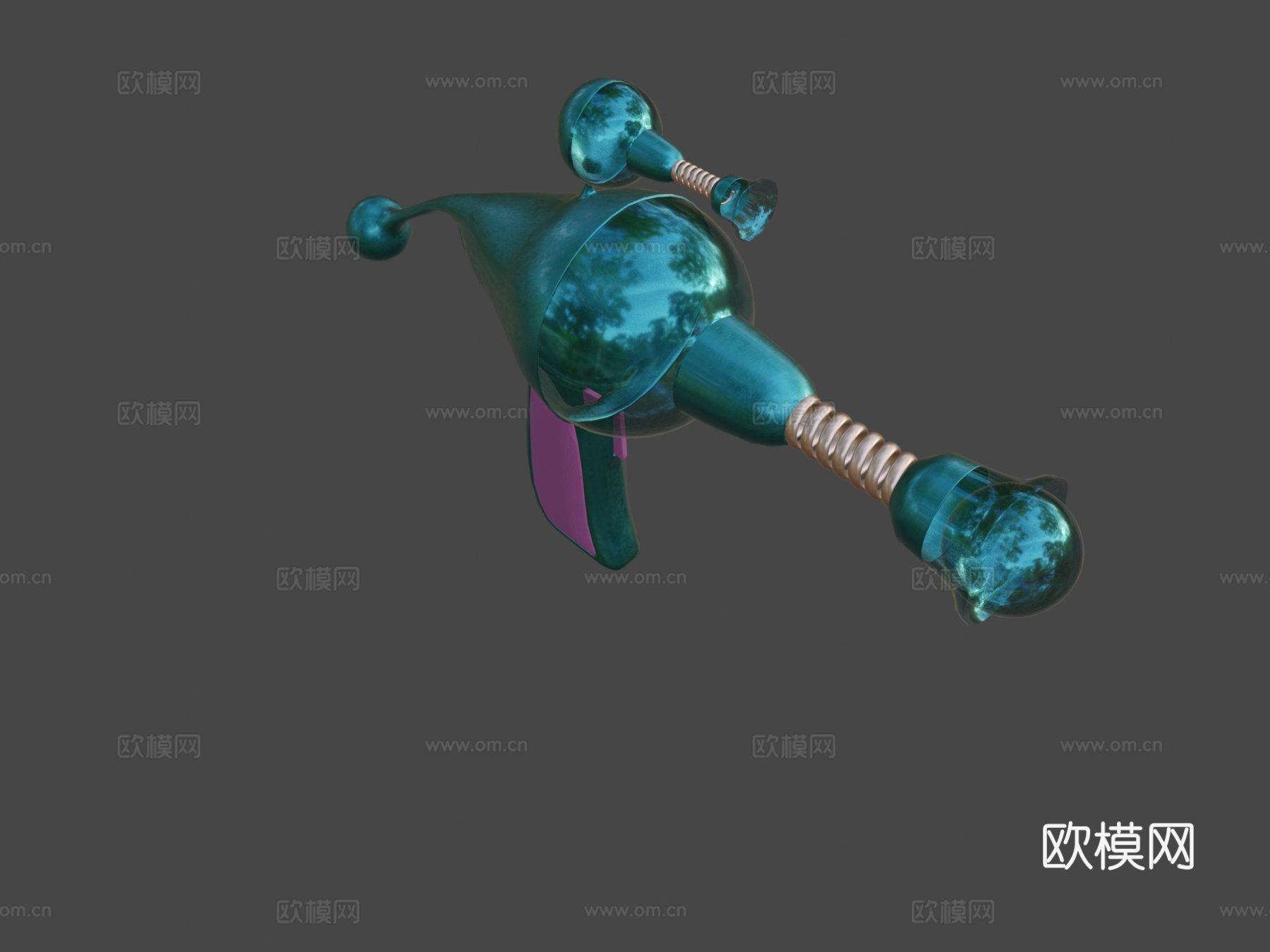 激光枪3d模型