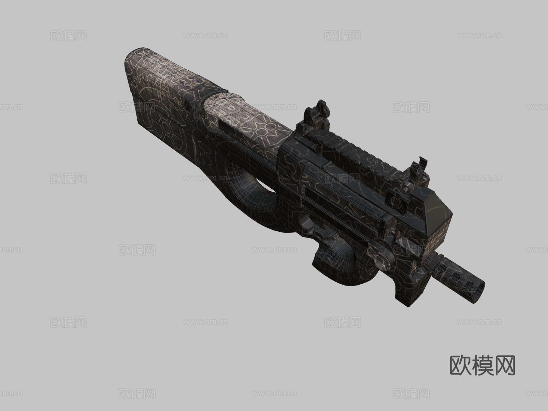 P90齿轮版3d模型