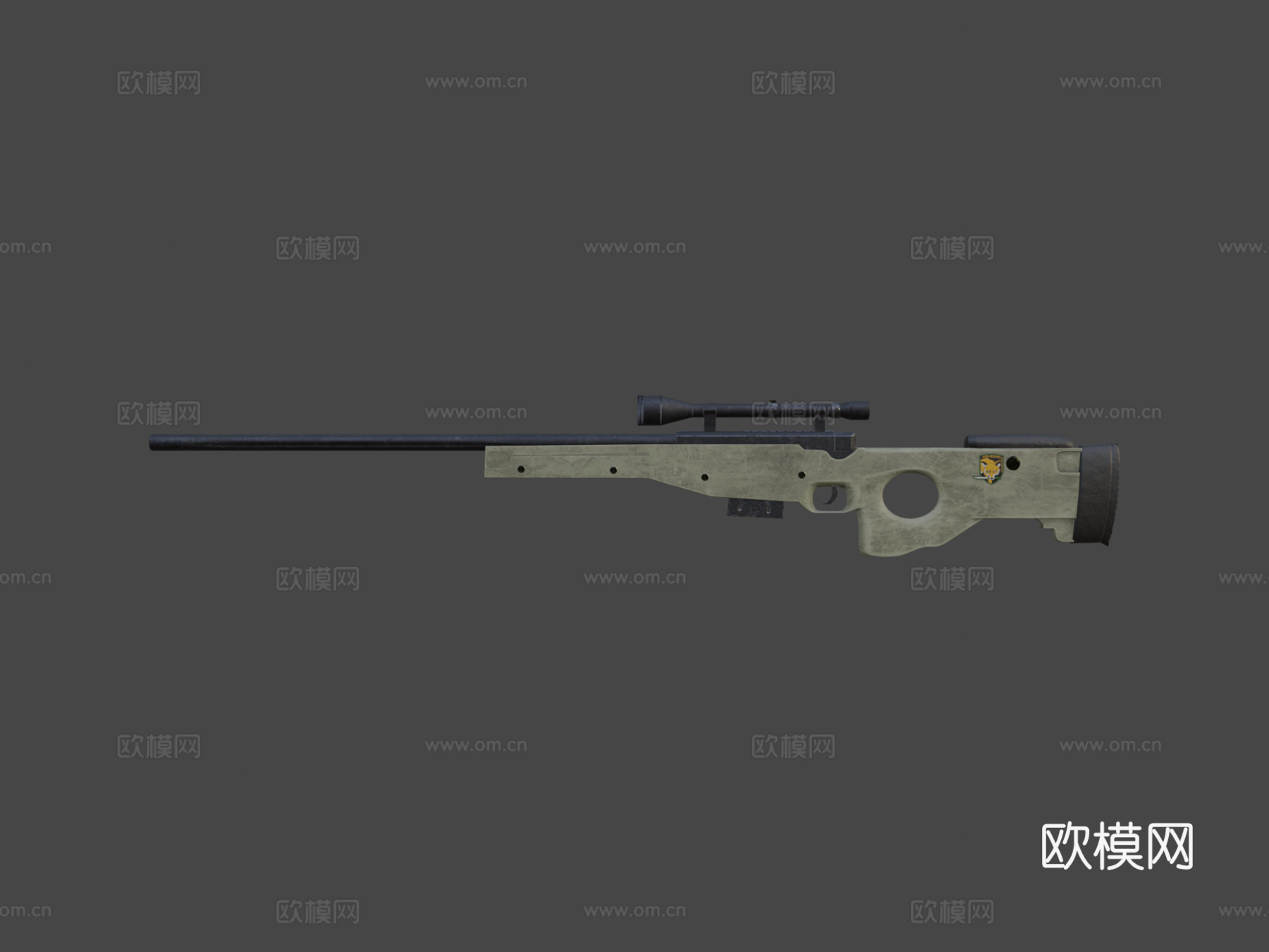 精密国际北极作战(AWP)3d模型