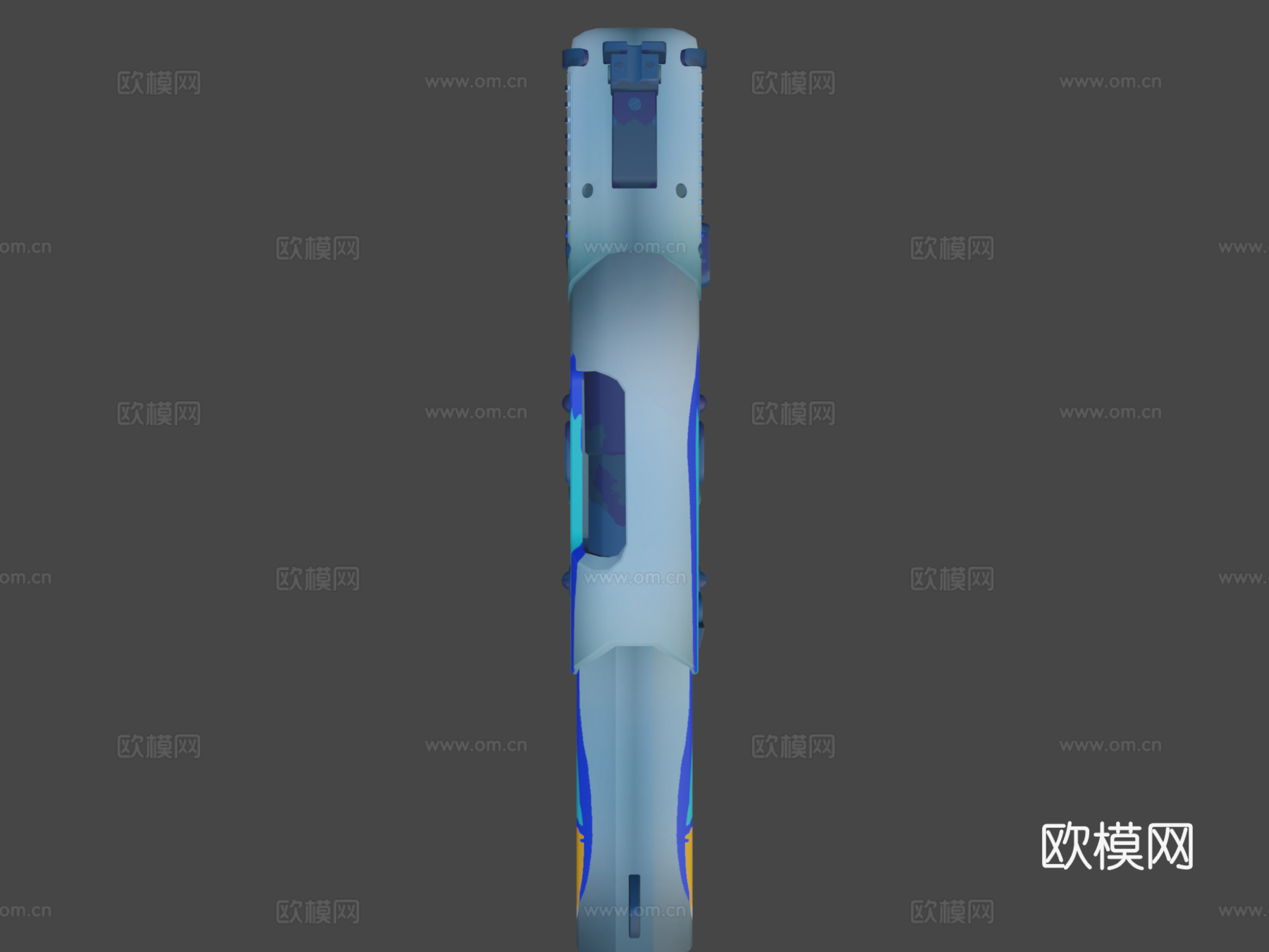 Five-seven蓝子弹3d模型