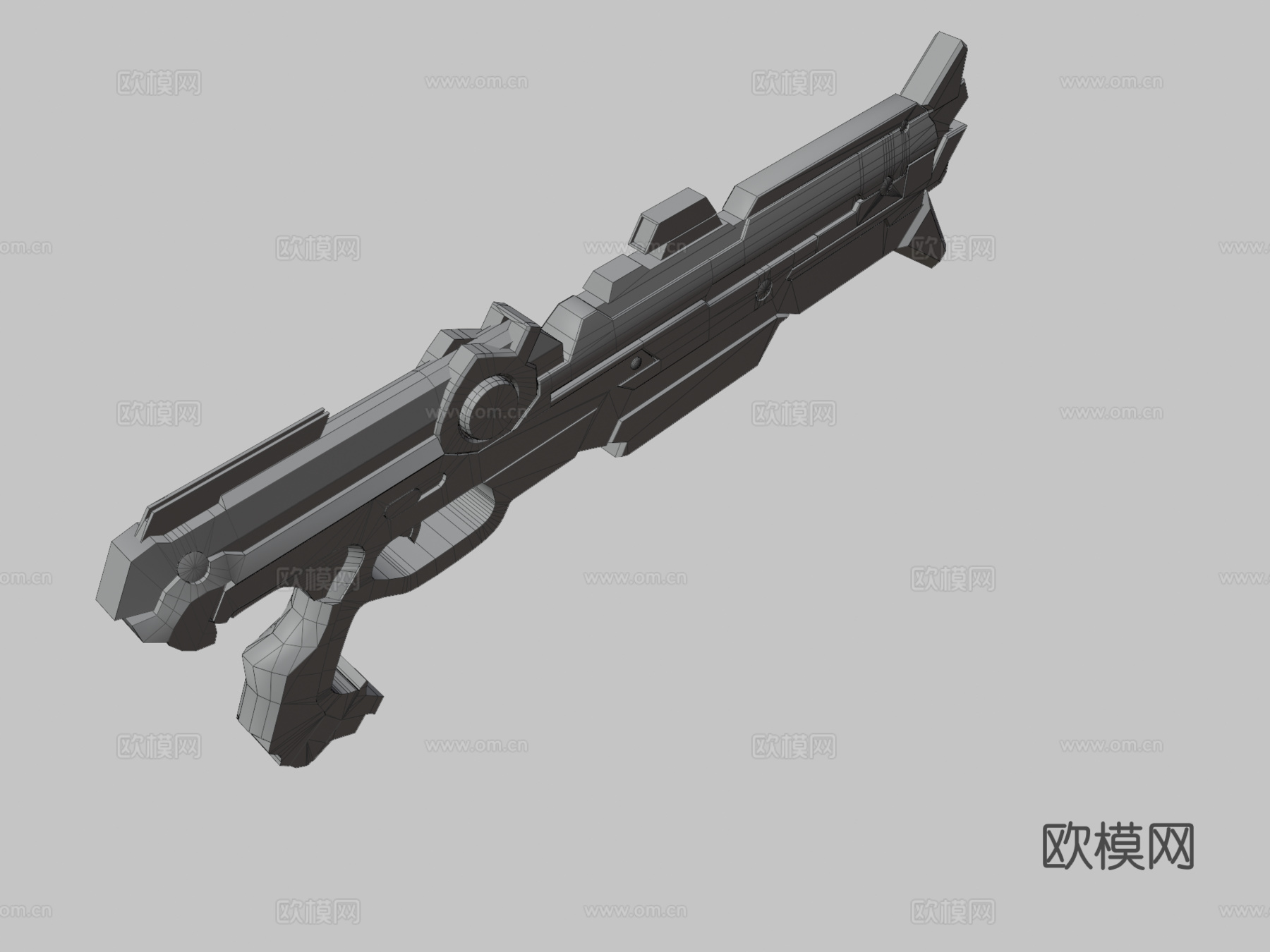 科幻武器3d模型