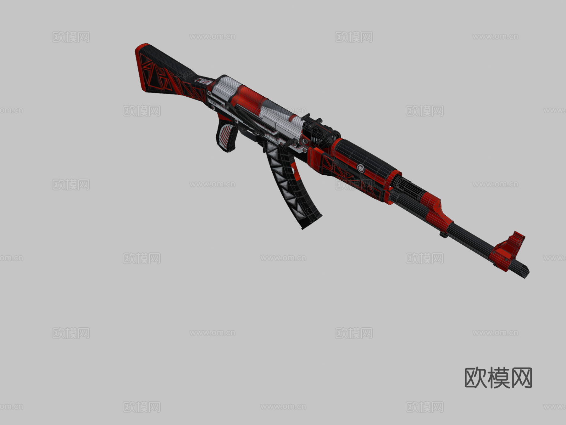 AK47英雄版3d模型