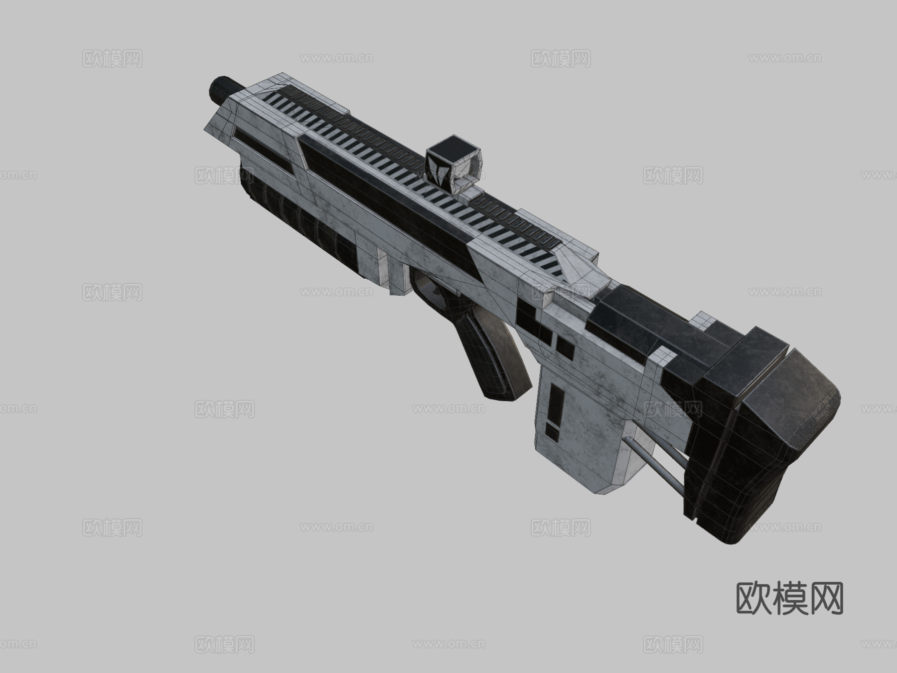 现代武器概念3d模型