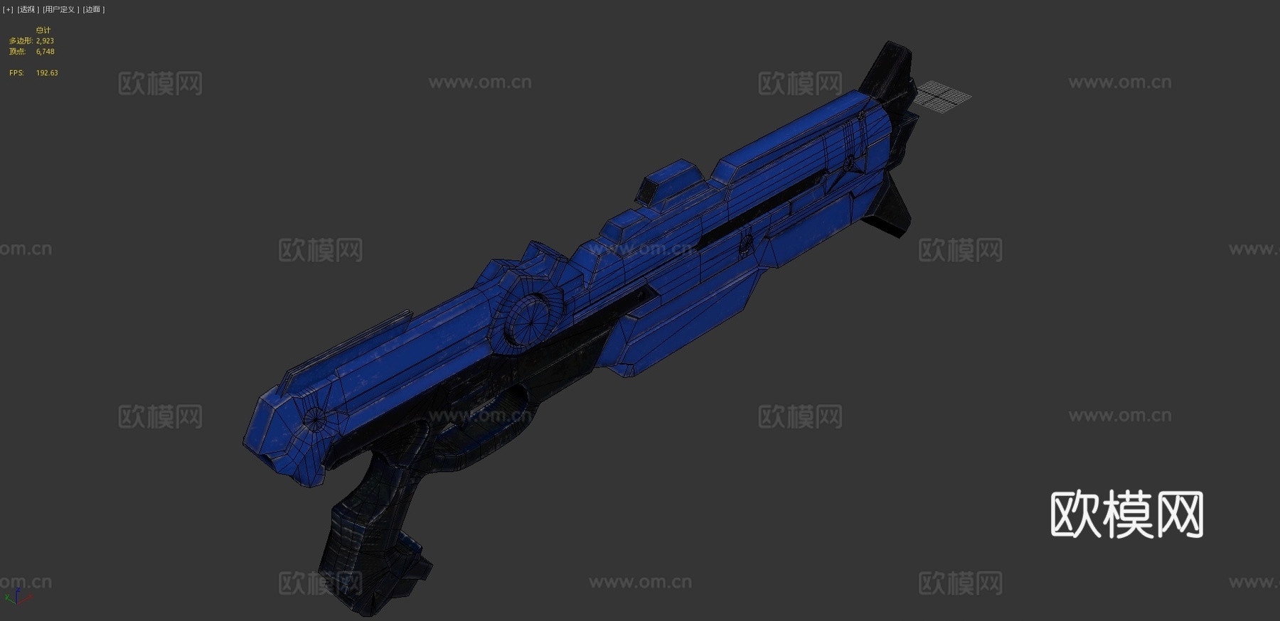 科幻武器3d模型