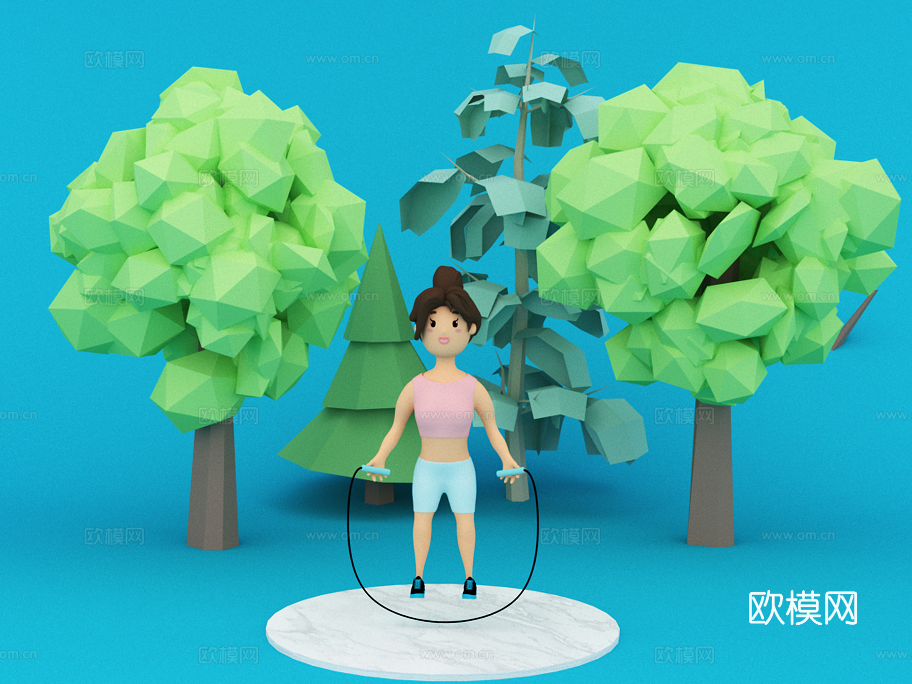 人物 卡通人物3d模型