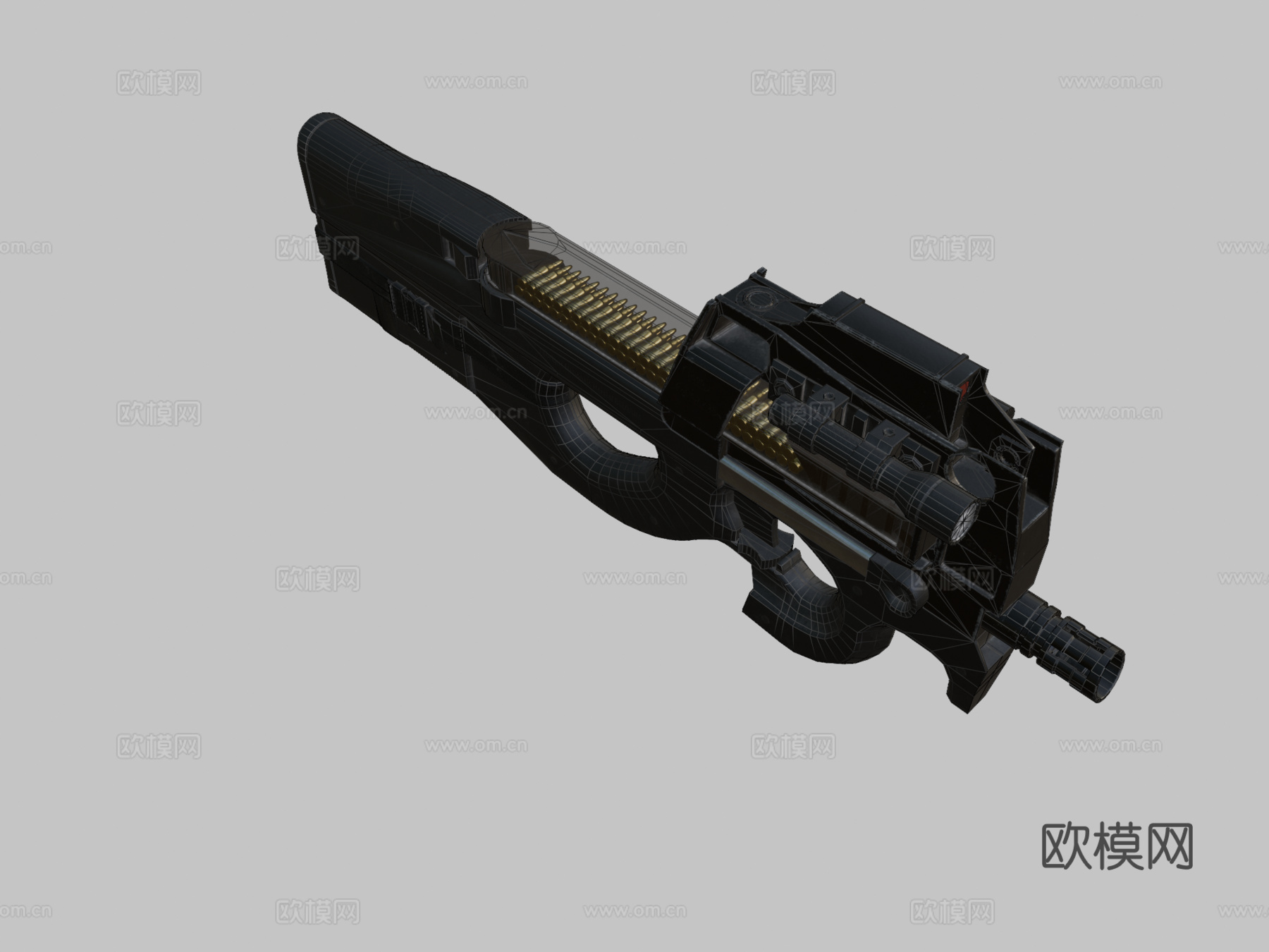 P90最终版3d模型