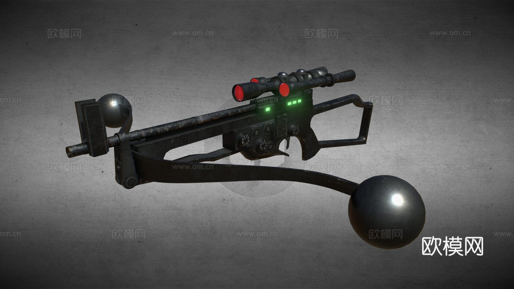 星球大战伍基弓弩3d模型