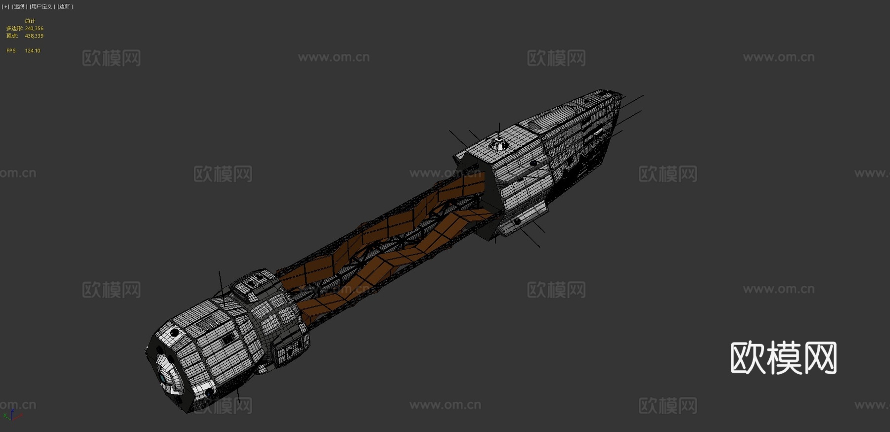 自由之剑（DA1）3d模型