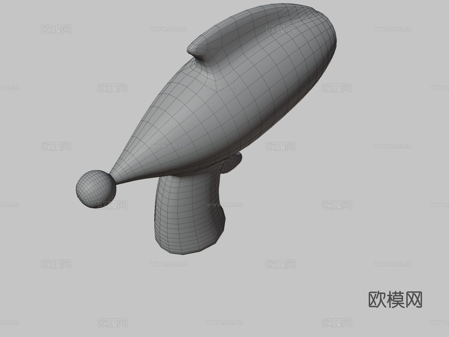 原子朋克枪3d模型