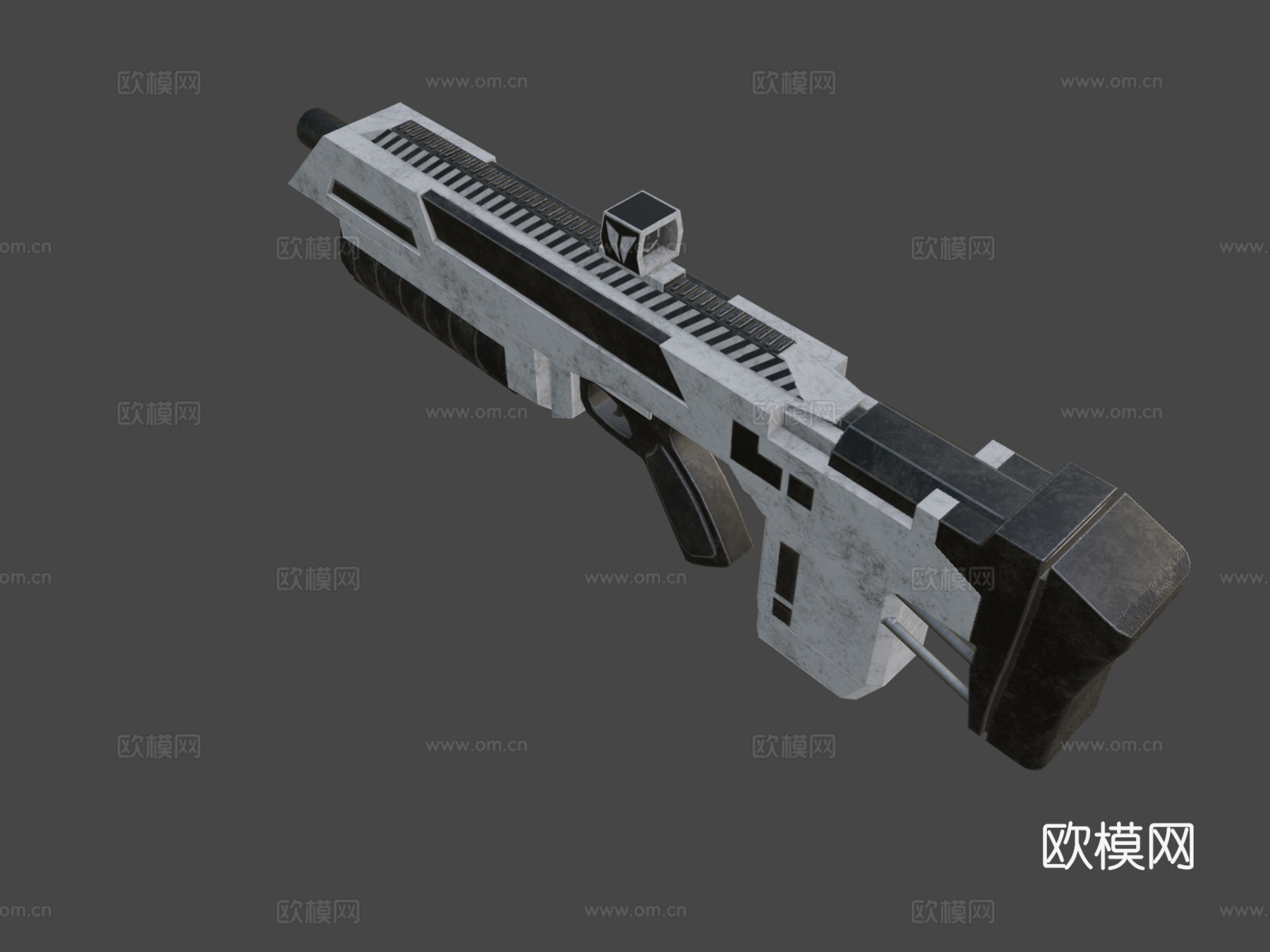 现代武器概念3d模型