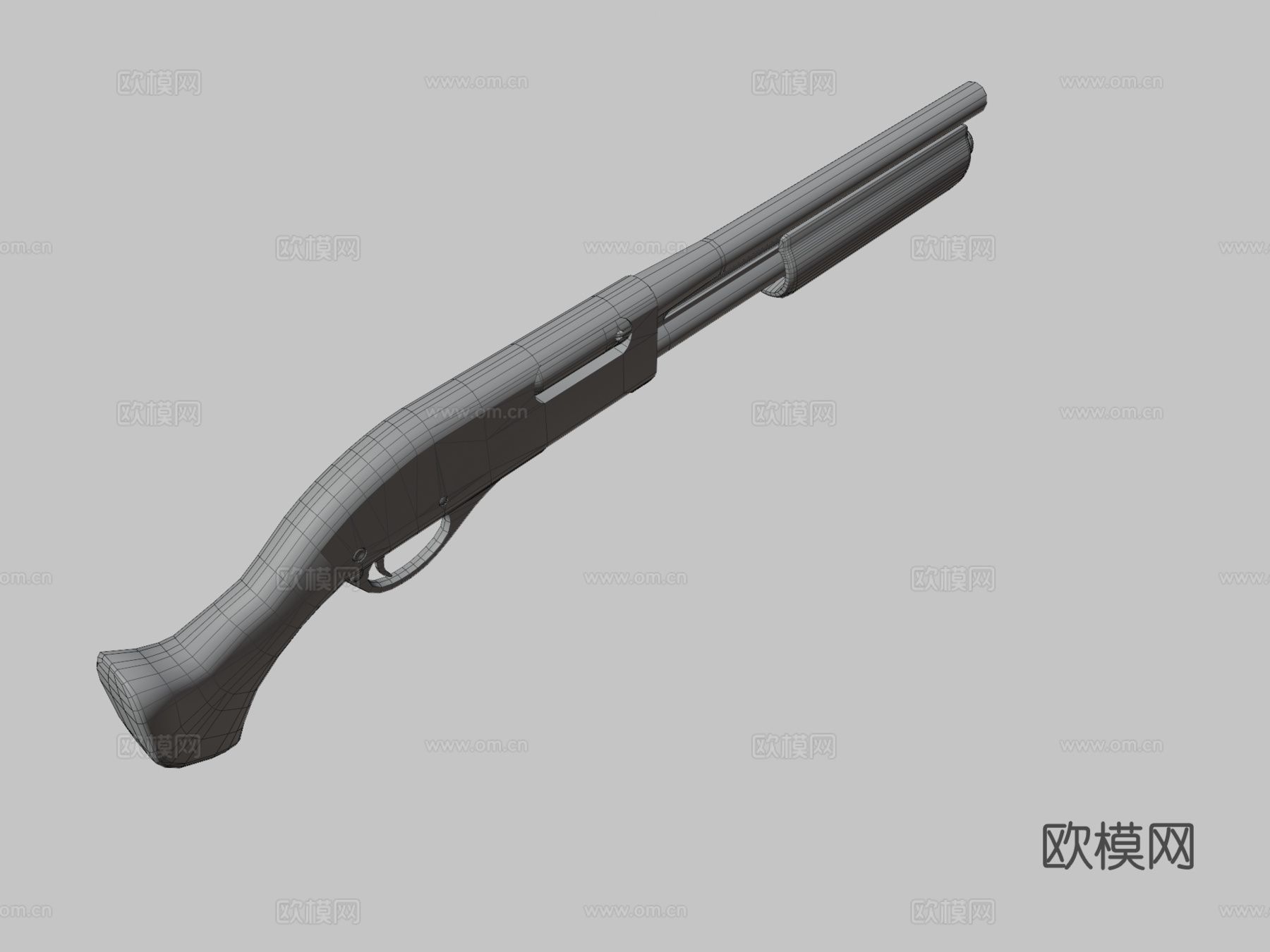 锯短型-救赎3d模型