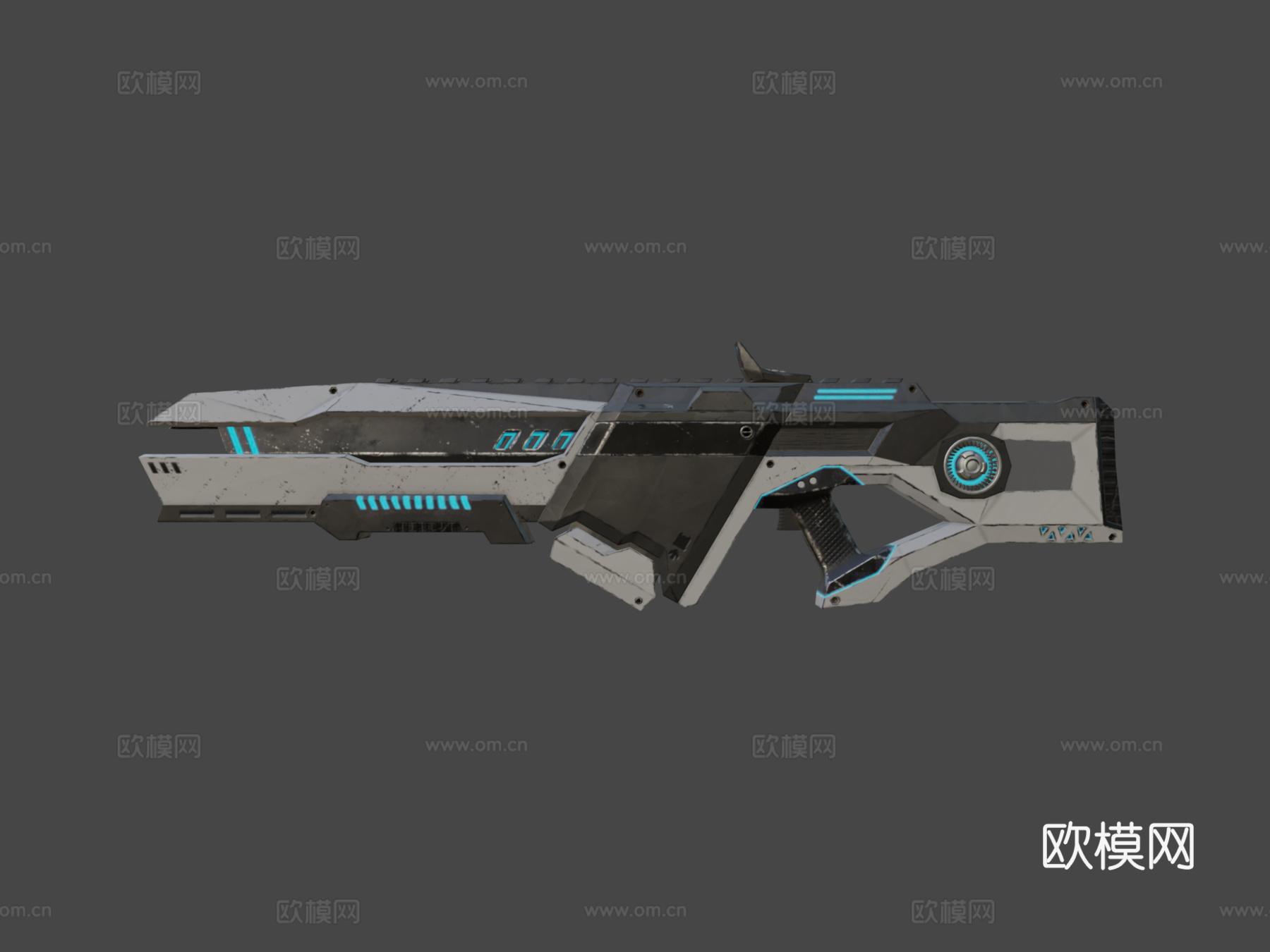 GPU武器3d模型