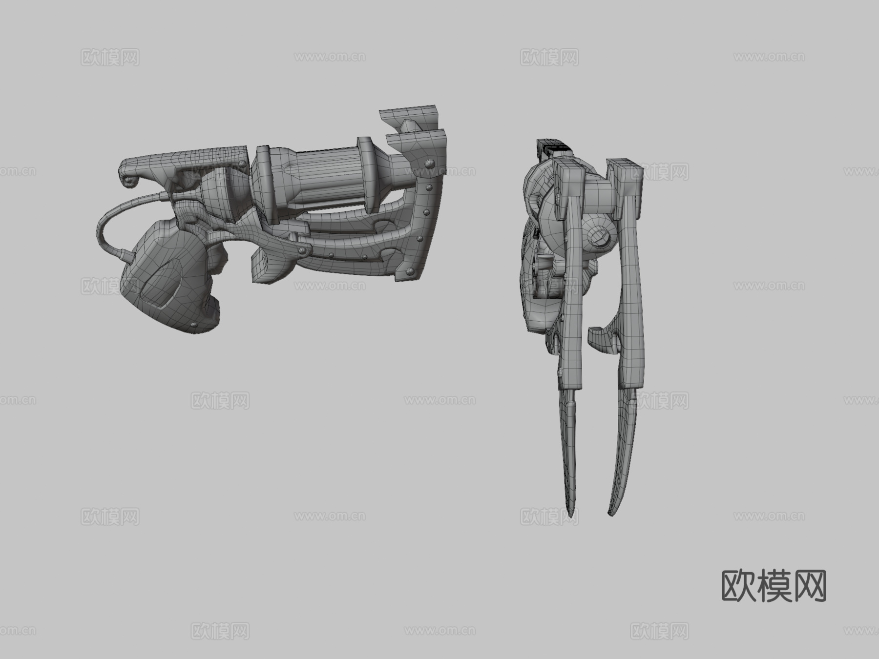 双刃冲击波3d模型