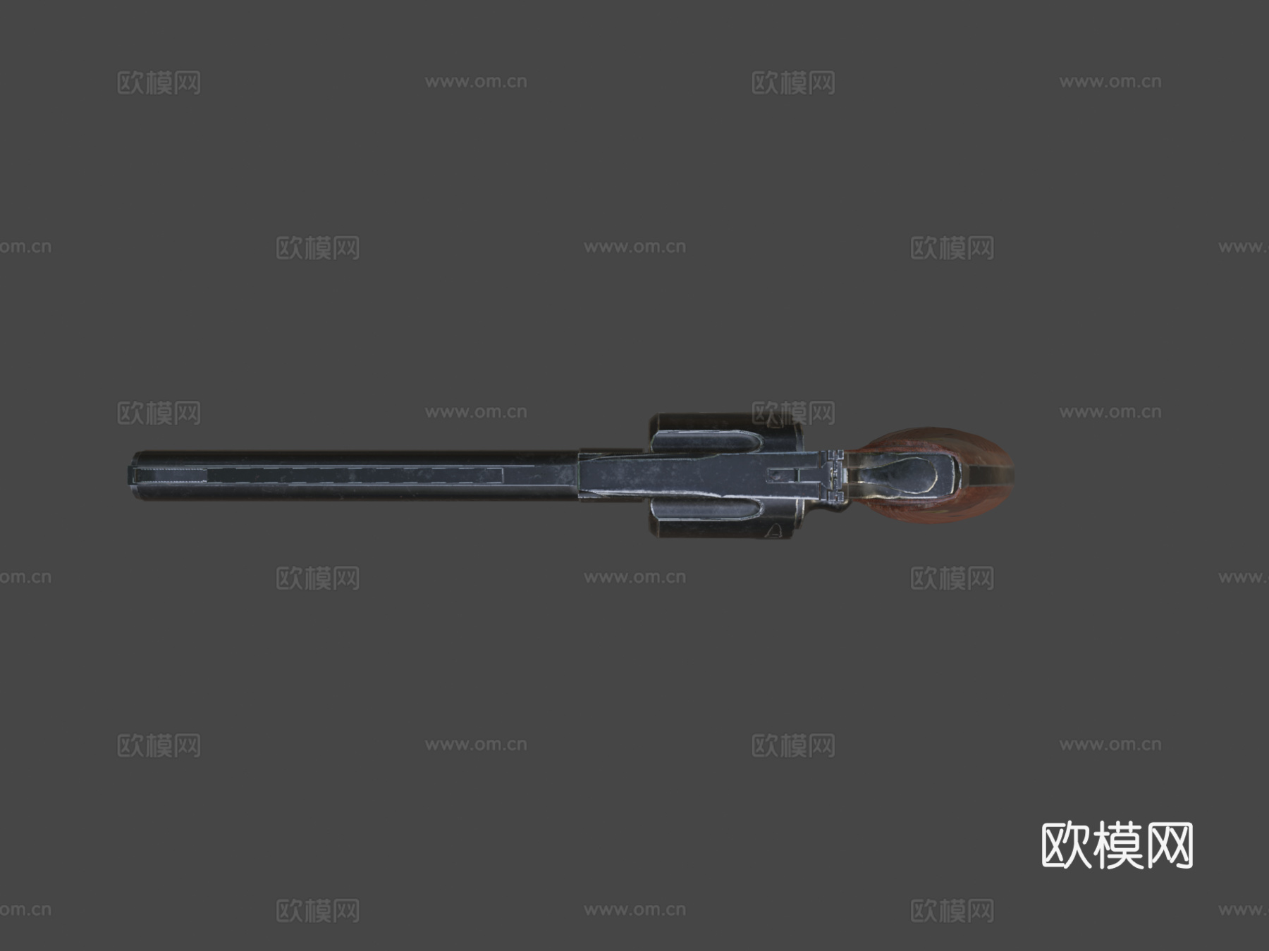 柯特蟒蛇357马格南3d模型